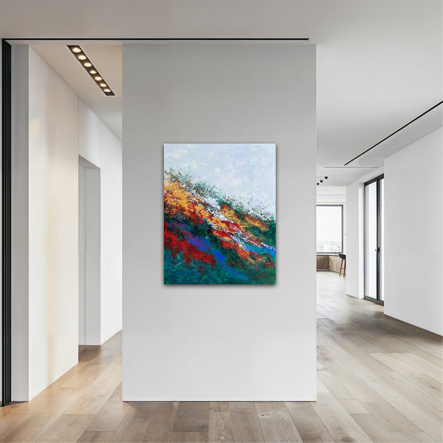 Vienetinis paveikslas "Drąsa" 80*100 cm.