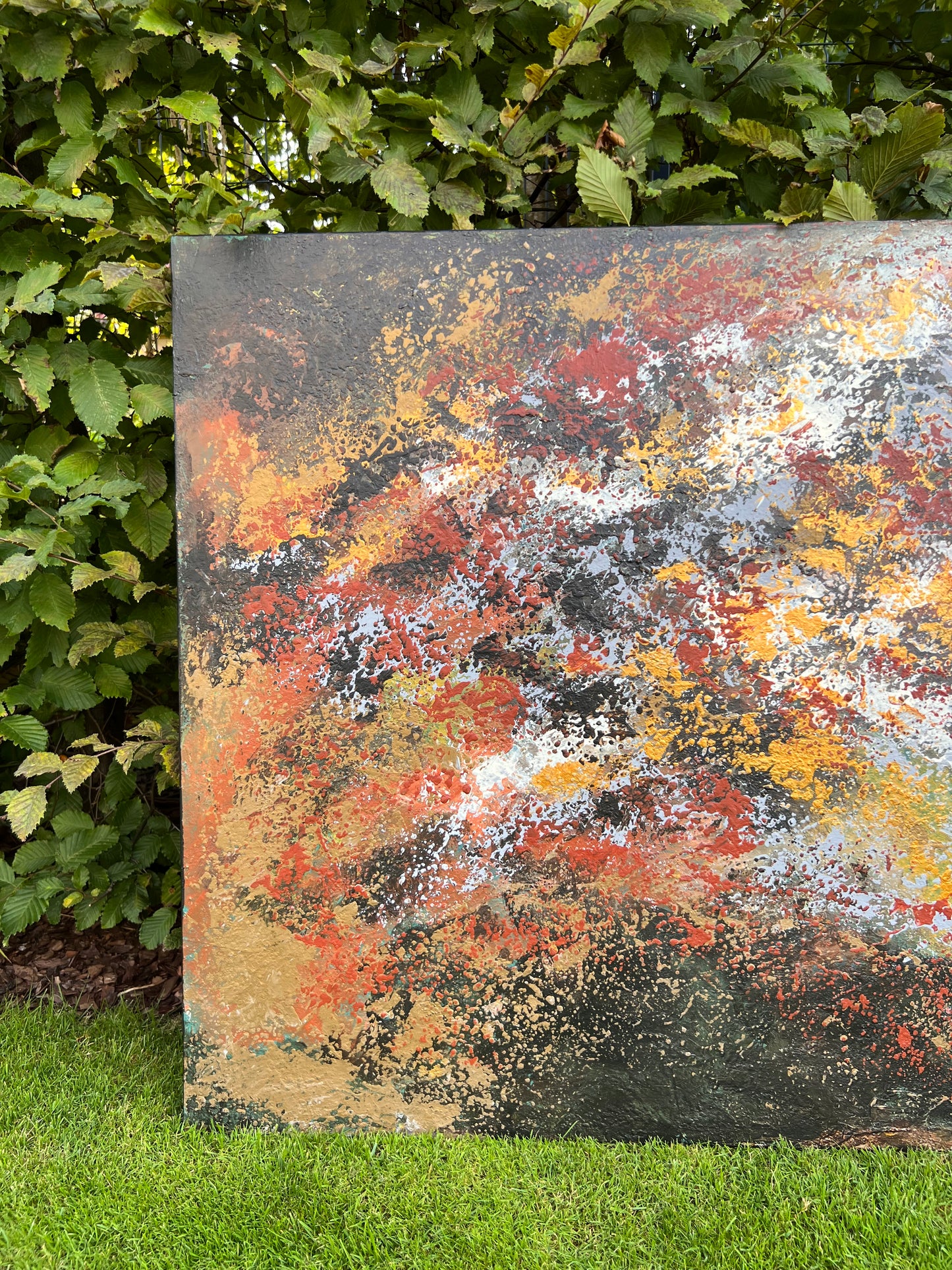 Abstract painting "Autumn Speech"