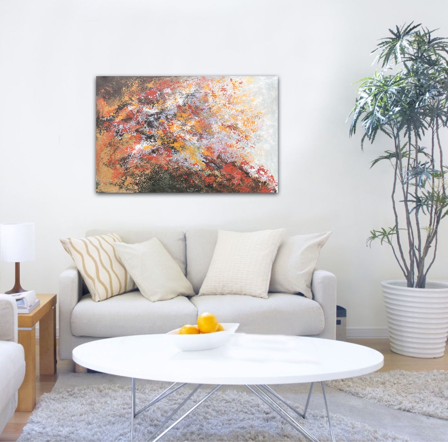 Abstract painting "Autumn Speech"