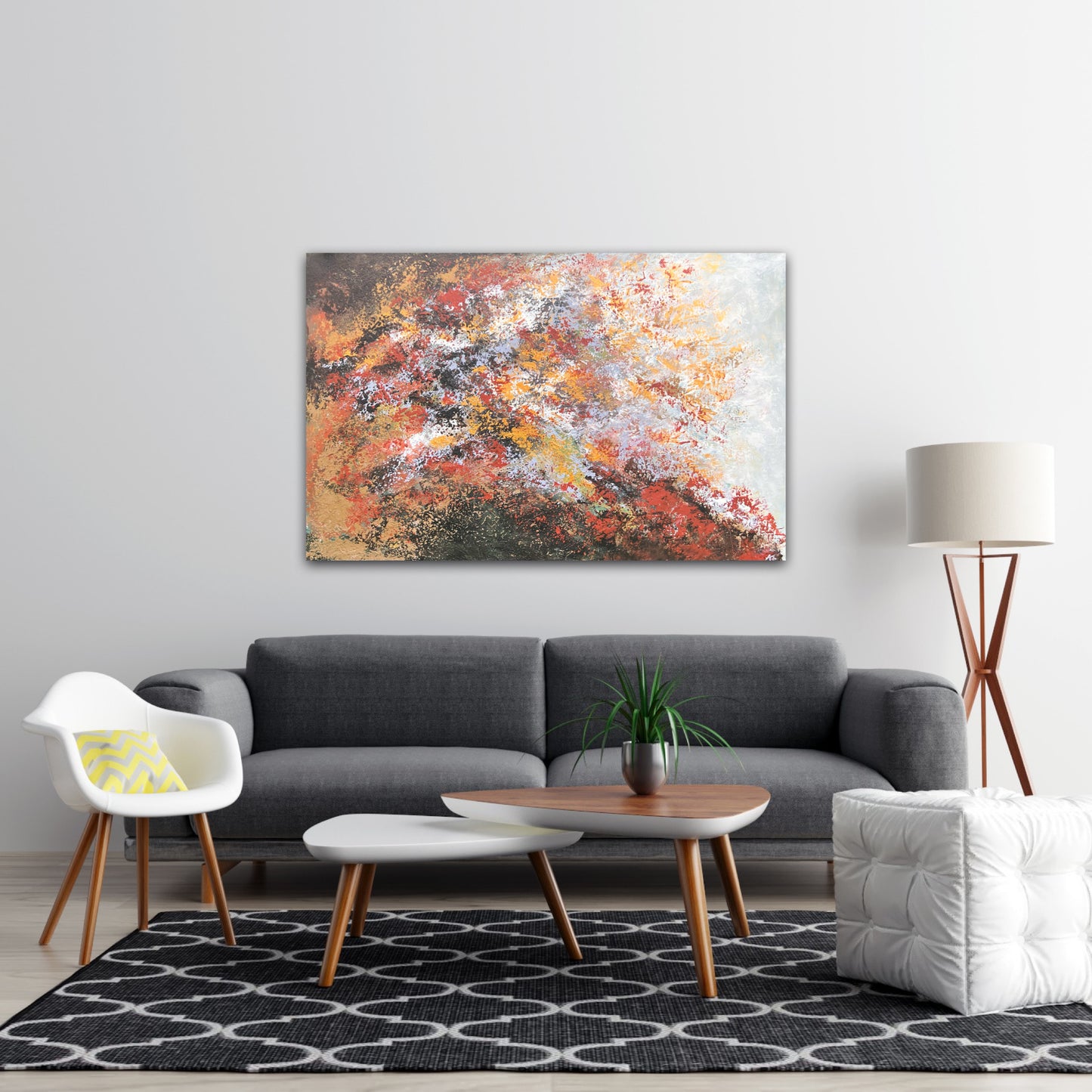 Abstract painting "Autumn Speech"