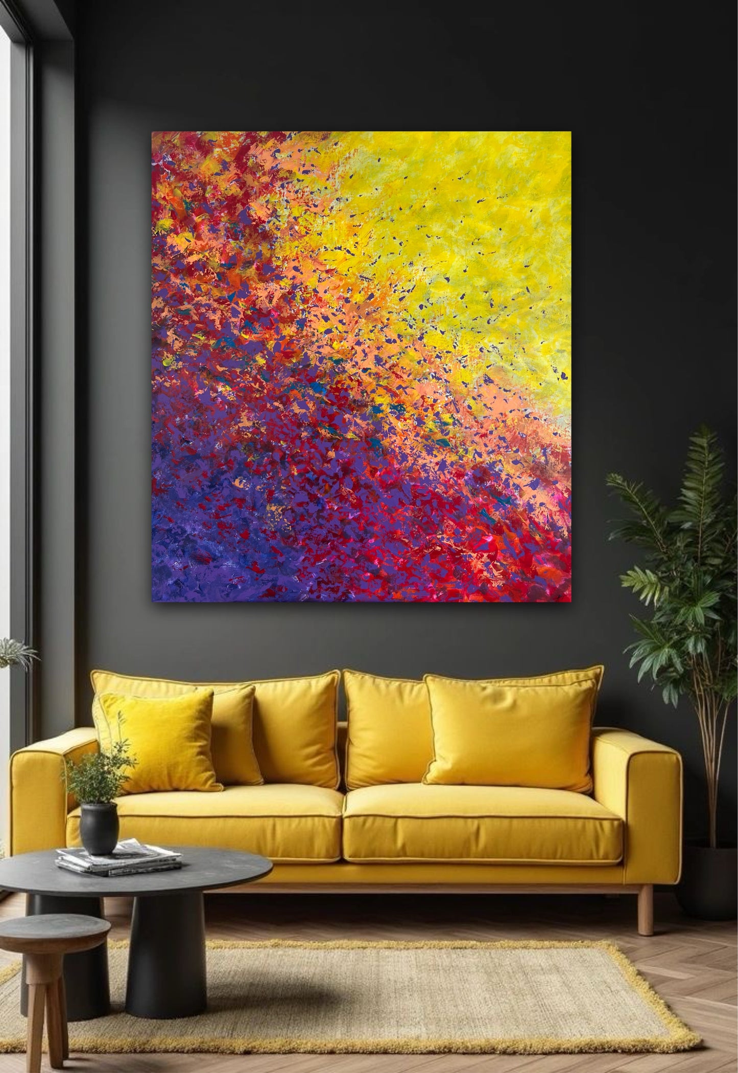 Abstraktus paveikslas "Proveržis" 100*110