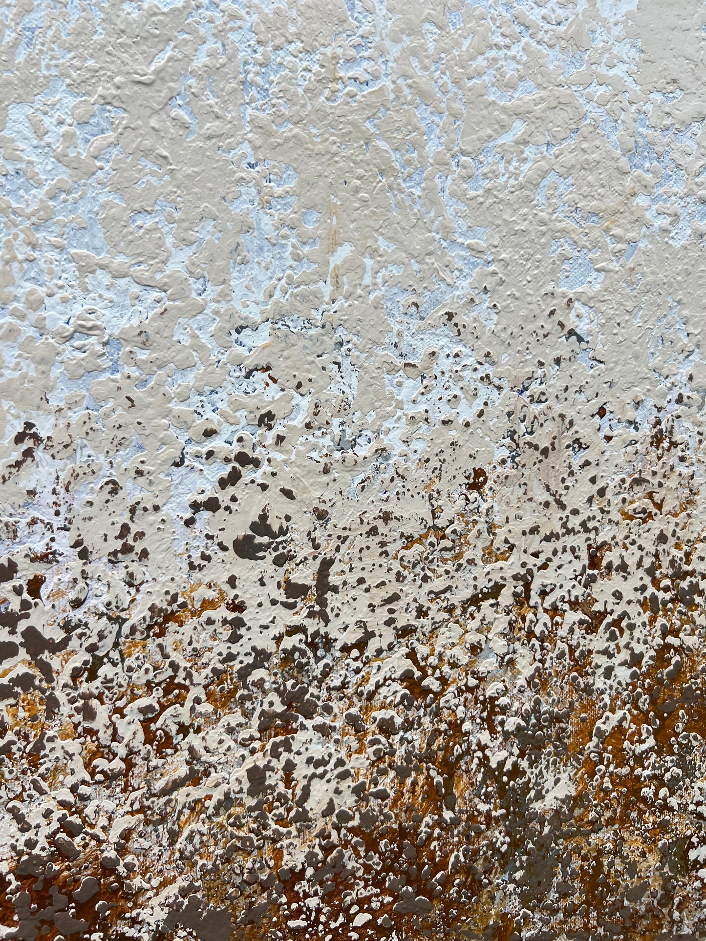 "Žemės kalba" vienetinis darbas. Akrilas ant drobės, 90*90cm.