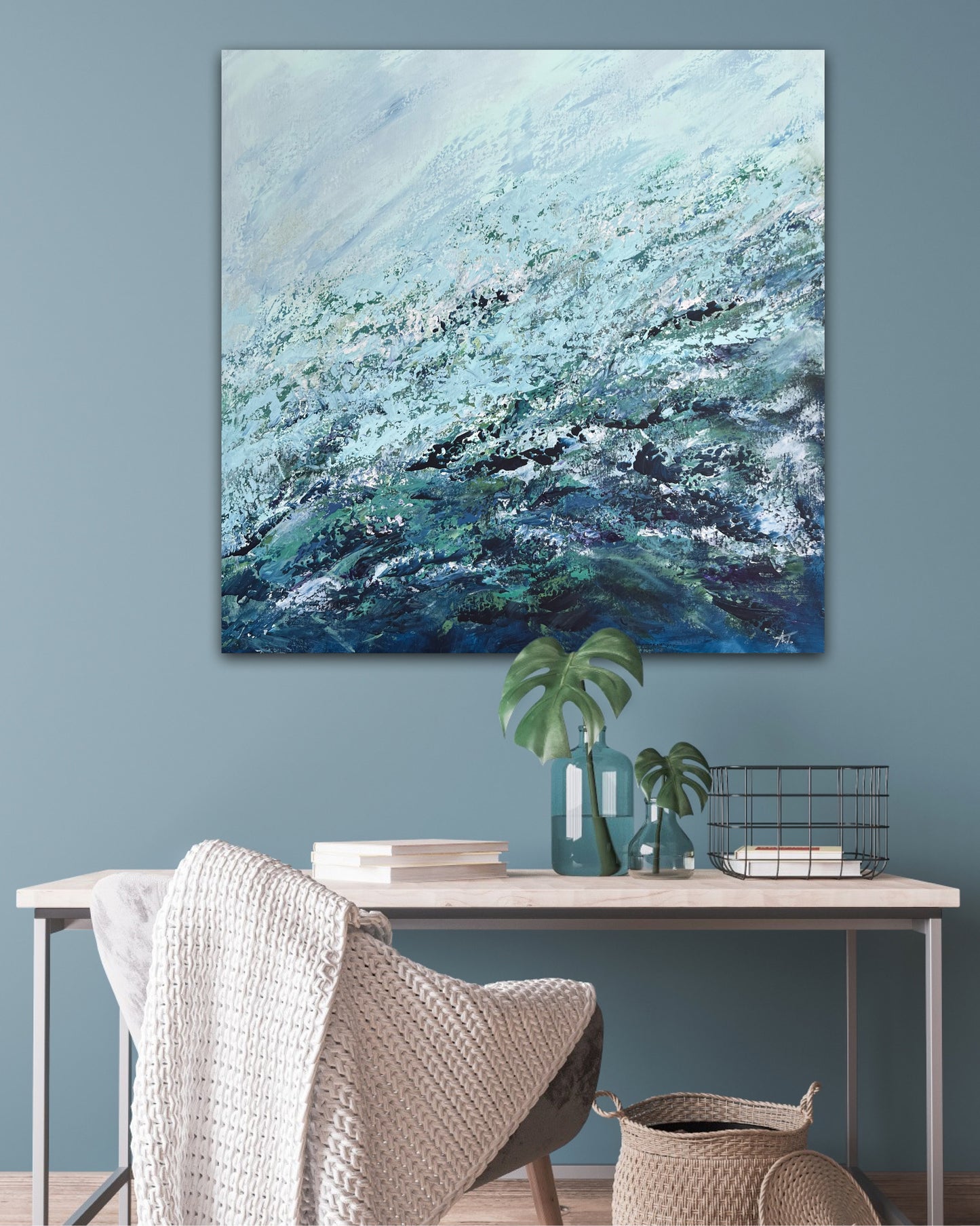 Abstraktus paveikslas "Srovė"