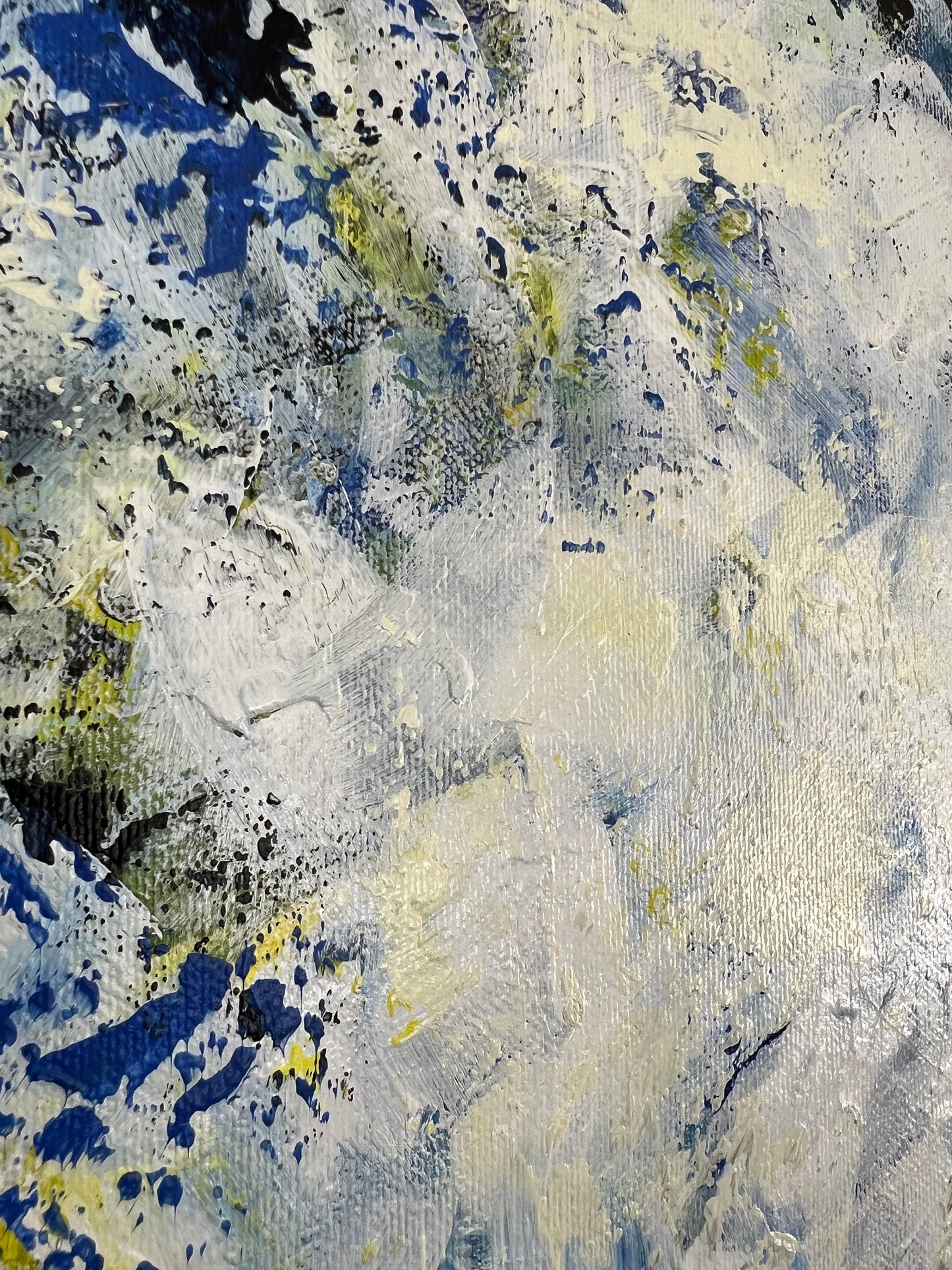 "Tobulas laikas" vienetinis, abstraktus paveikslas namams. Dydis 90*150cm.