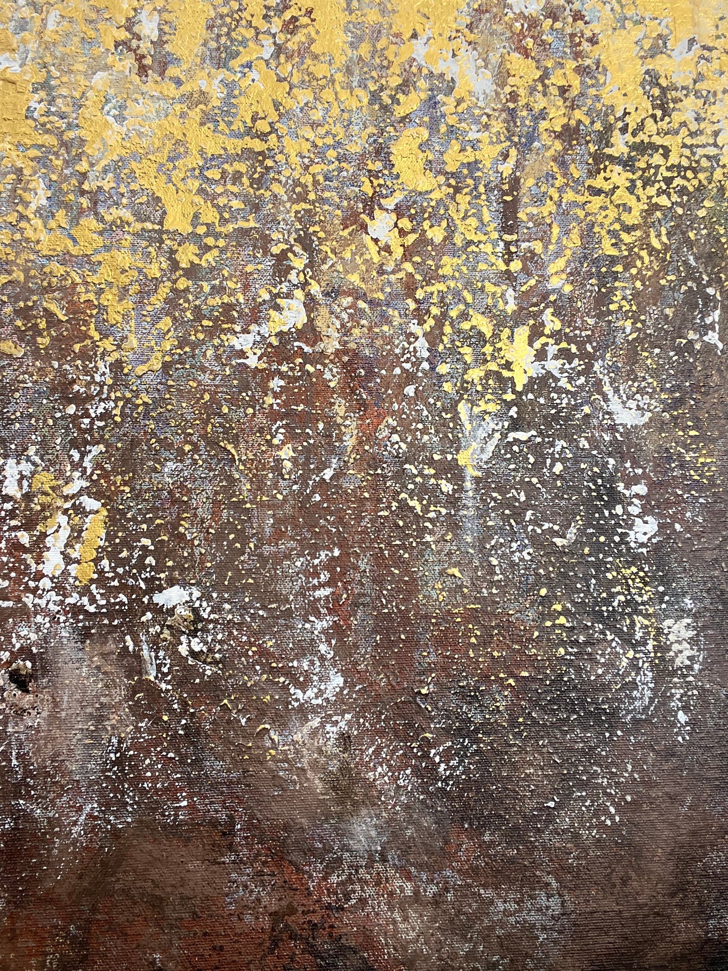 Abstraktus paveikslas "Stepė" 100*100 cm.