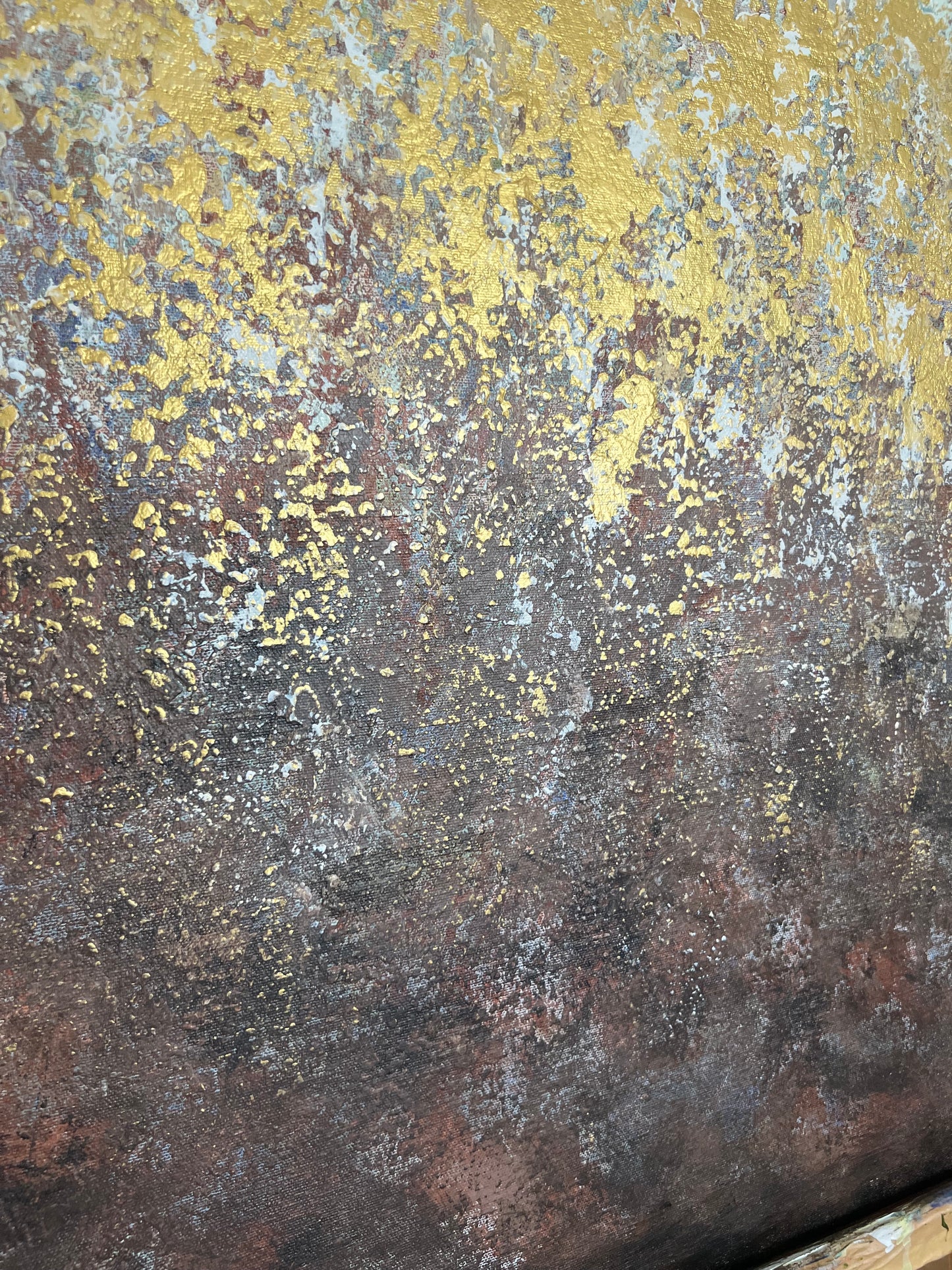 Abstraktus paveikslas "Stepė" 100*100 cm.