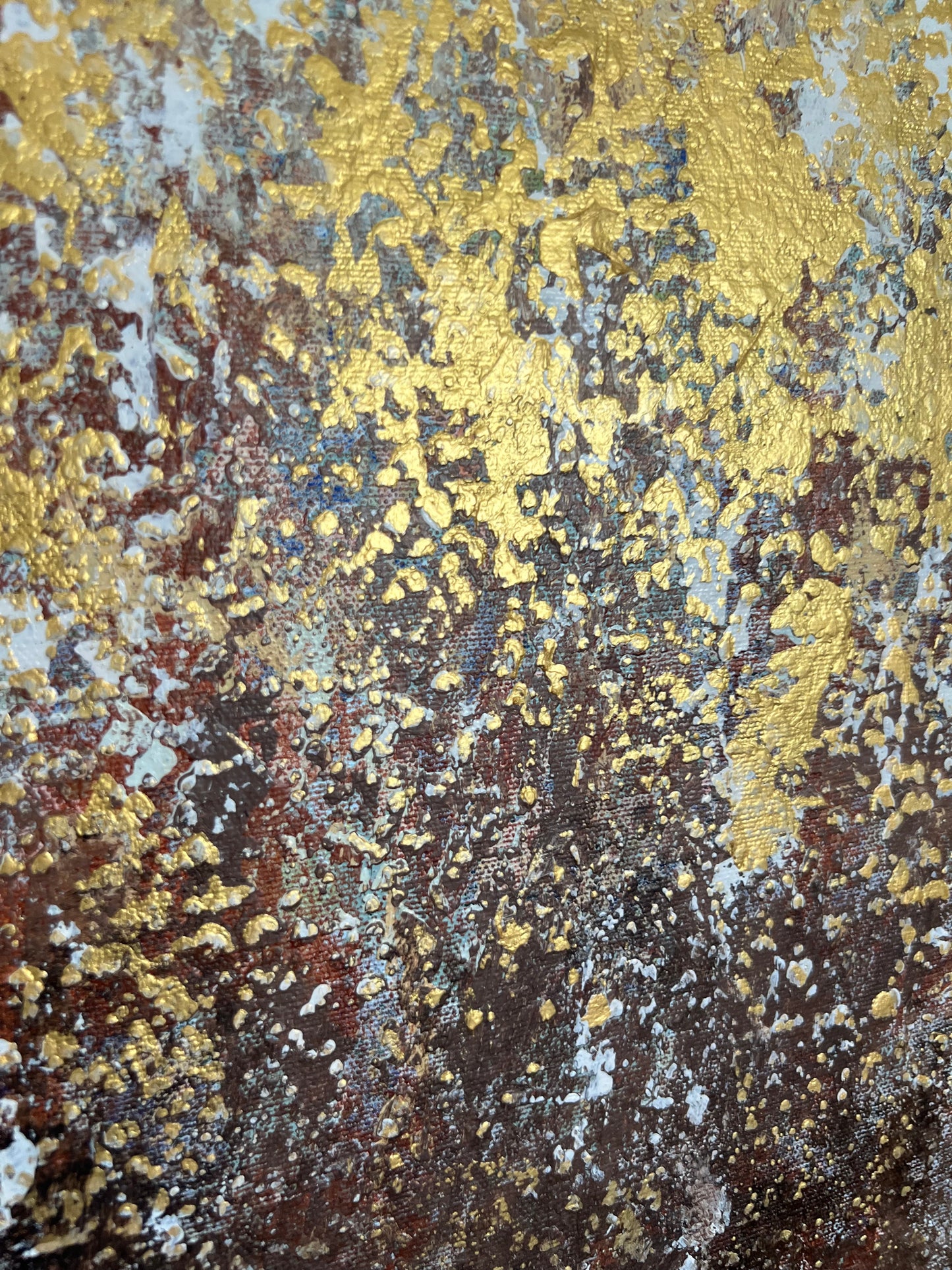 Abstraktus paveikslas "Stepė" 100*100 cm.
