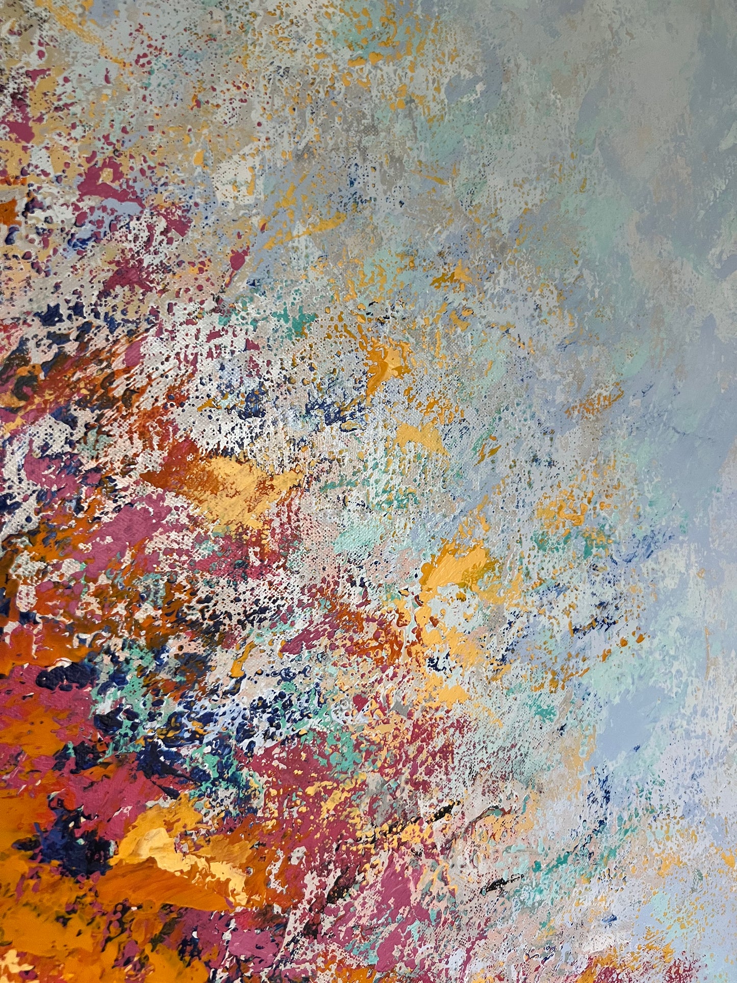 Abstraktus paveikslas "Pilnatvė" 80*120cm