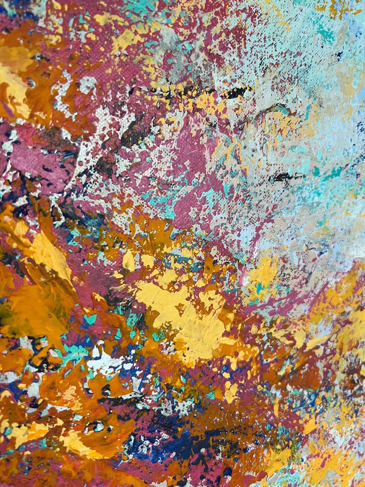 Abstraktus paveikslas "Pilnatvė" 80*120cm