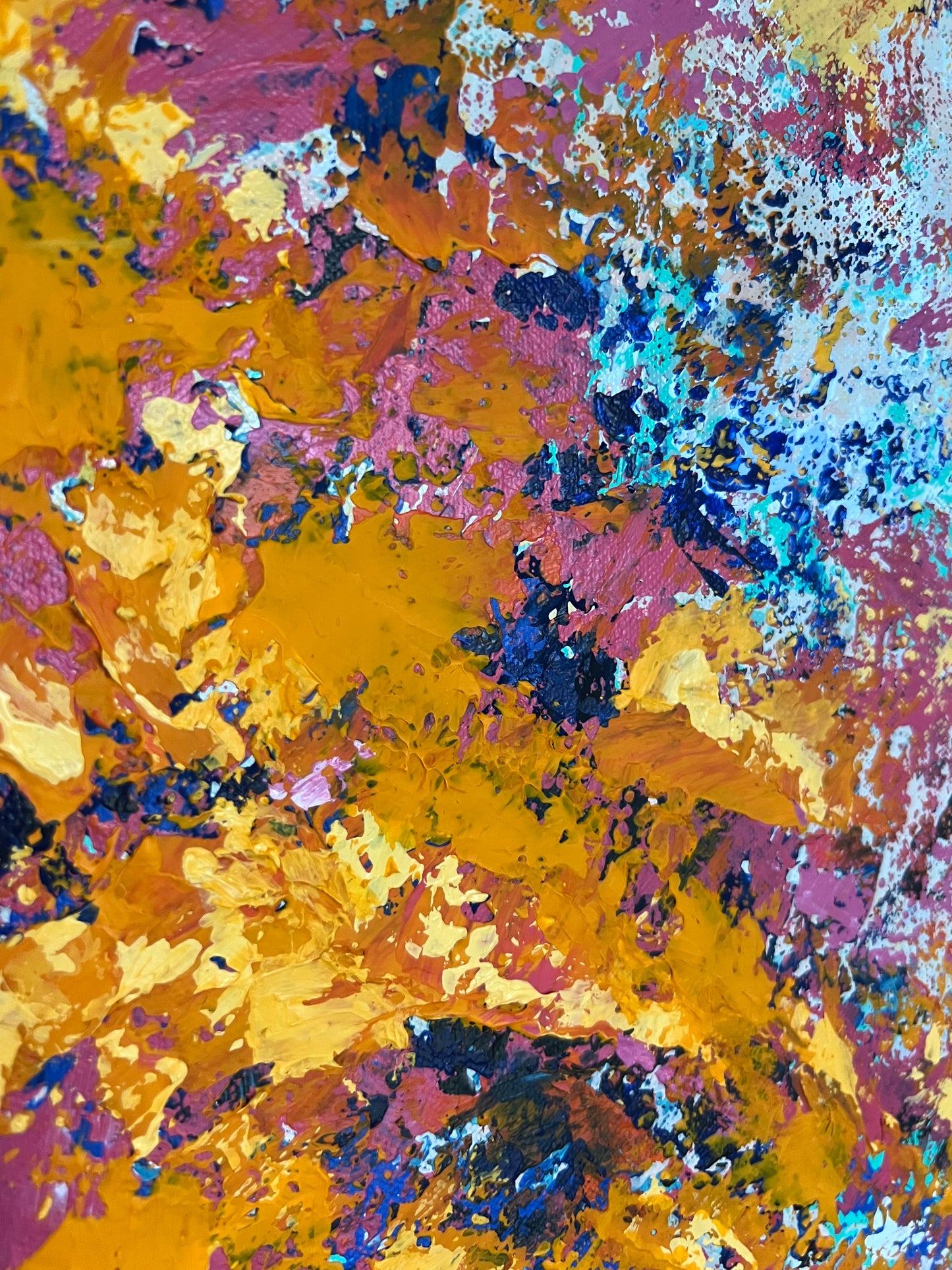 Abstraktus paveikslas "Pilnatvė" 80*120cm