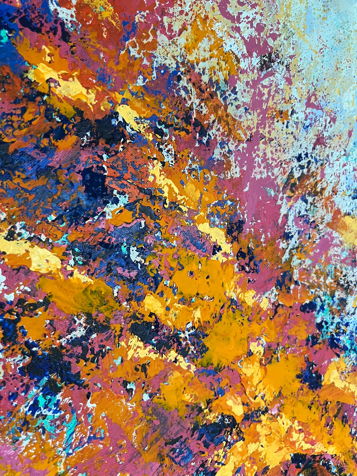 Abstraktus paveikslas "Pilnatvė" 80*120cm