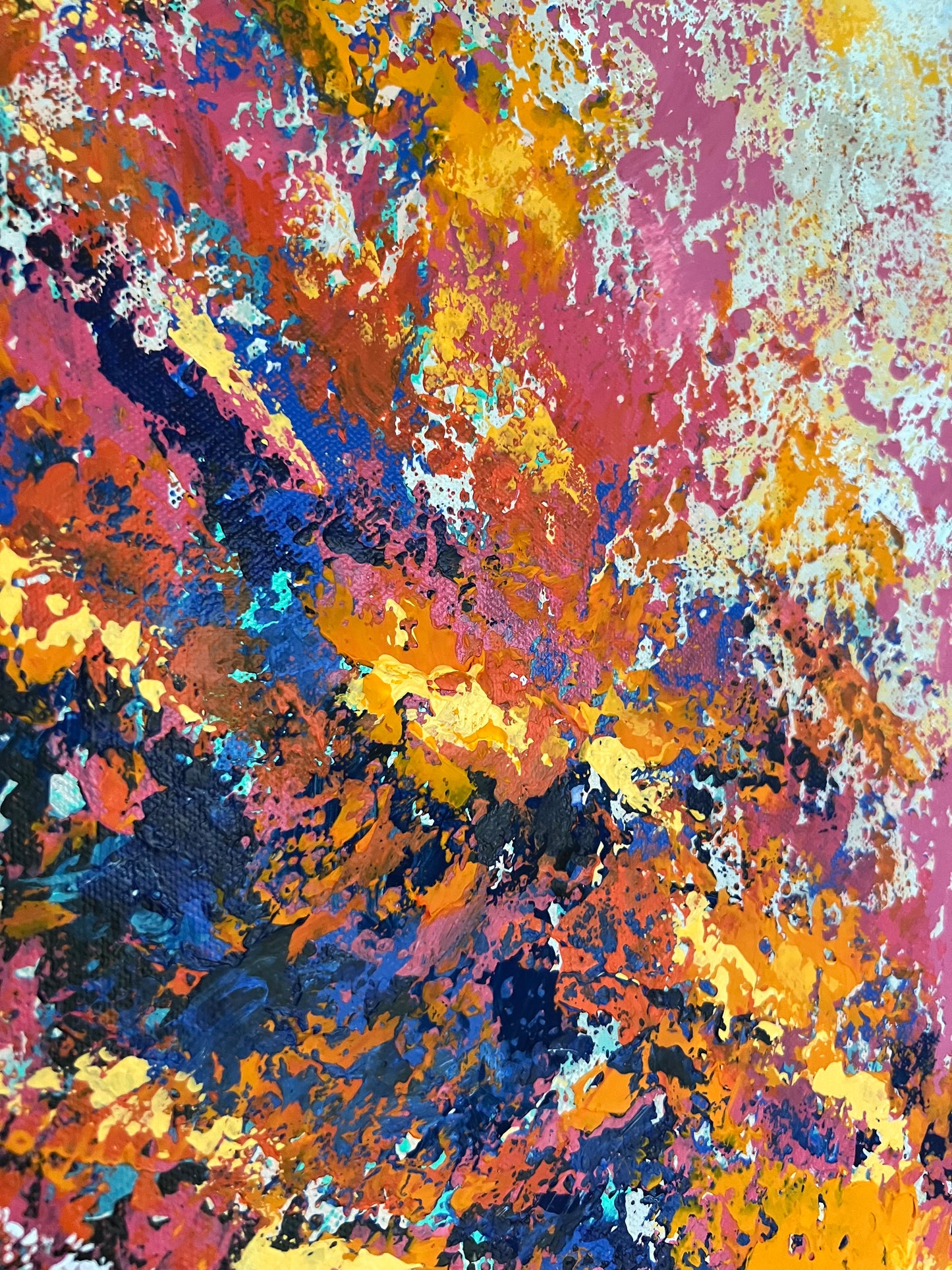 Abstraktus paveikslas "Pilnatvė" 80*120cm