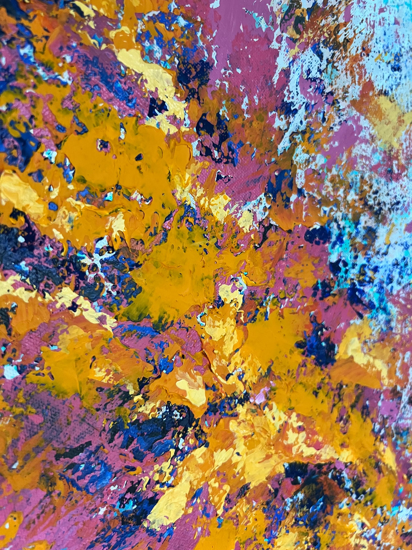 Abstraktus paveikslas "Pilnatvė" 80*120cm