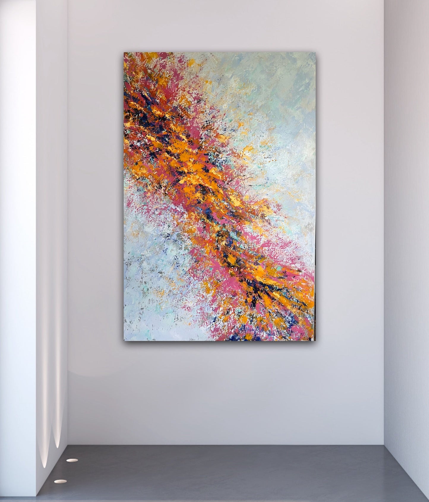 Abstraktus paveikslas "Pilnatvė" 80*120cm