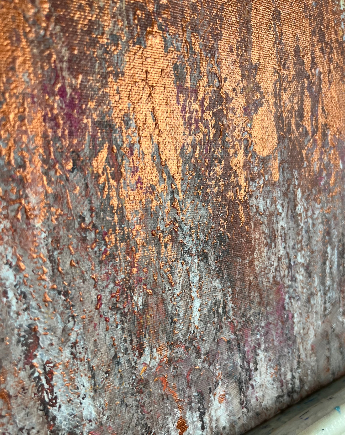 Abstrakcija " Ochros šokis" 50*50cm