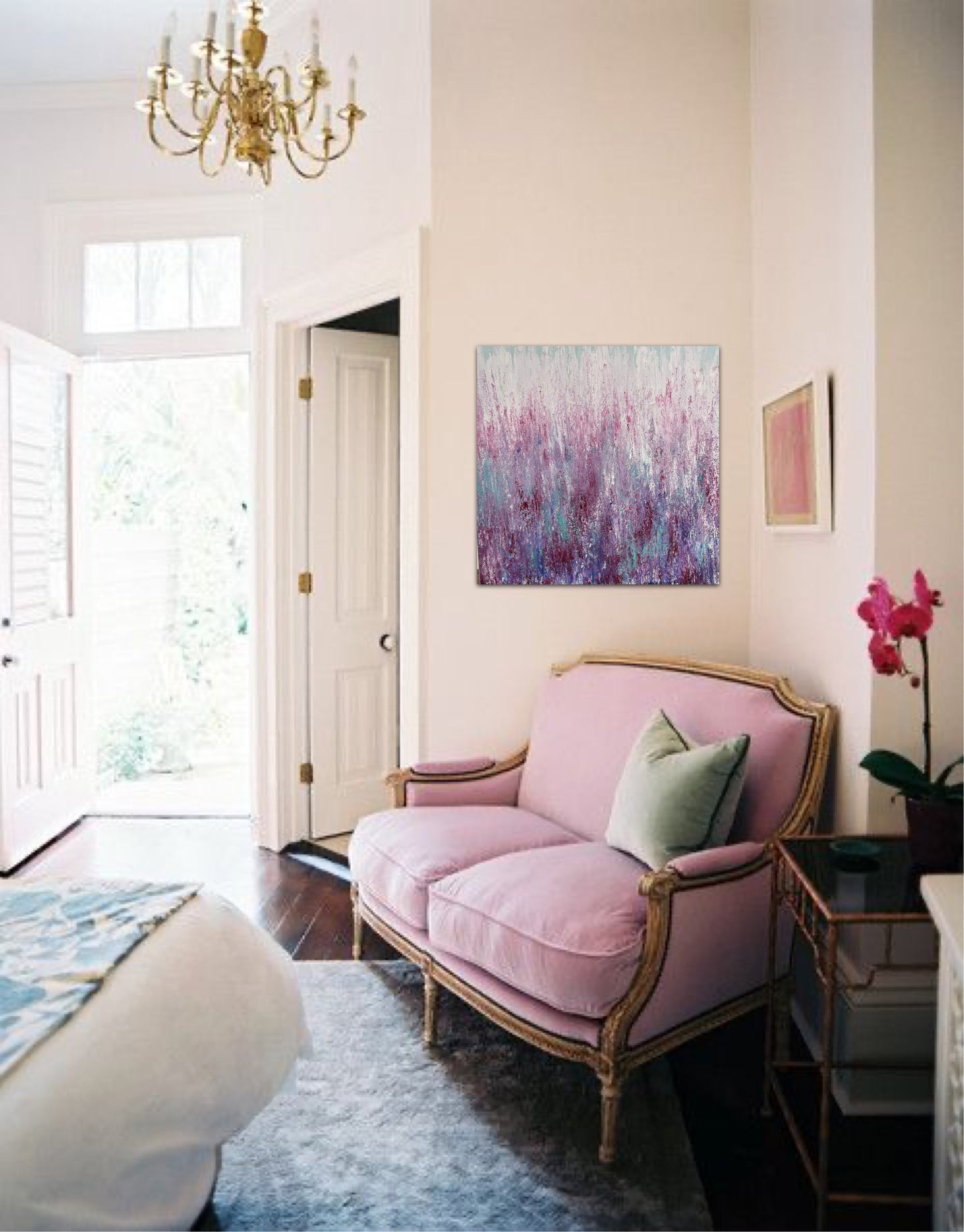 Abstrakcija "Pasivaikščiojimas basomis paryčiais"