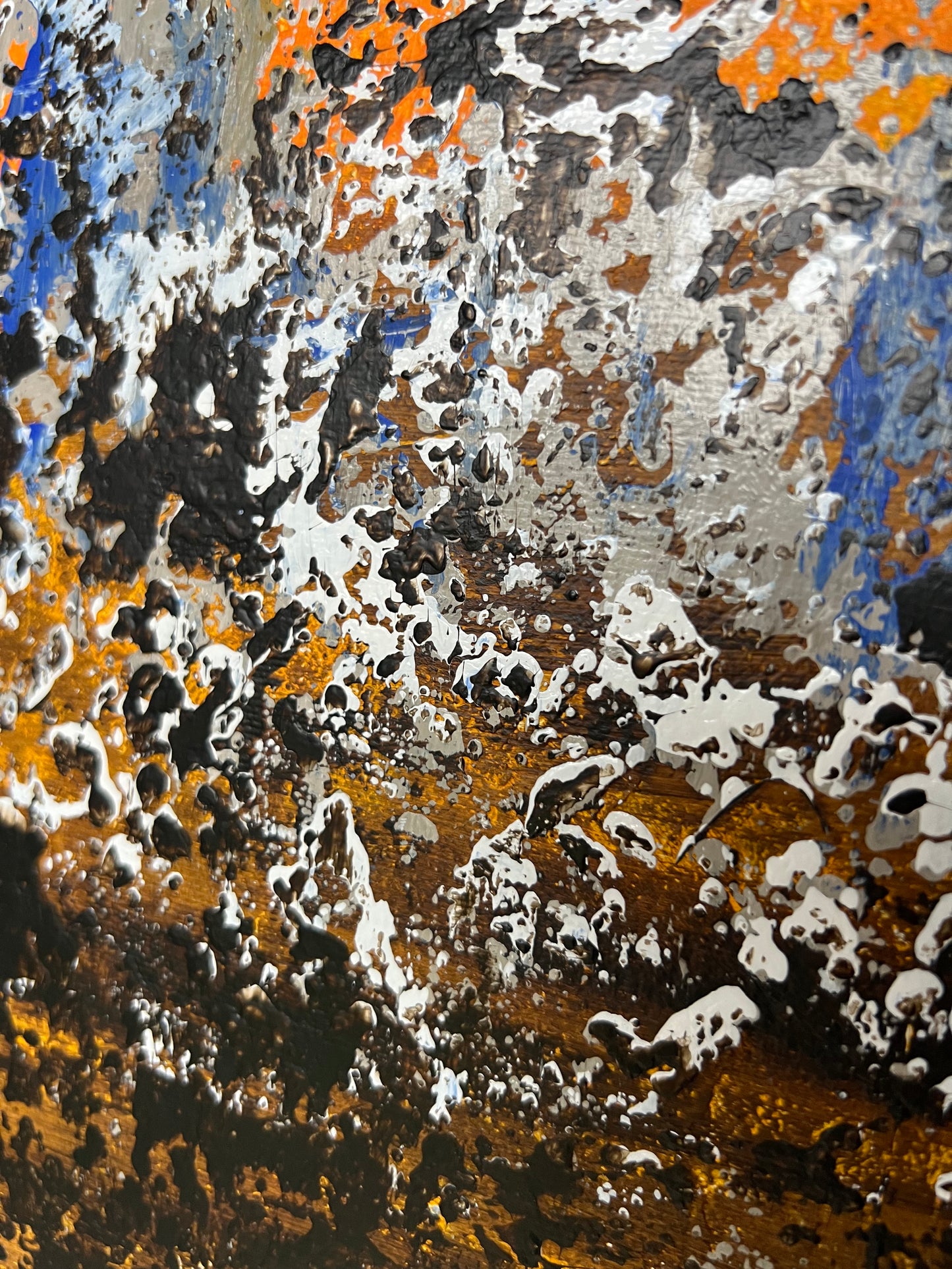 Abstraktus paveikslas "Dykumų saulė" Dydis 60*80, akrilas ant drobės.