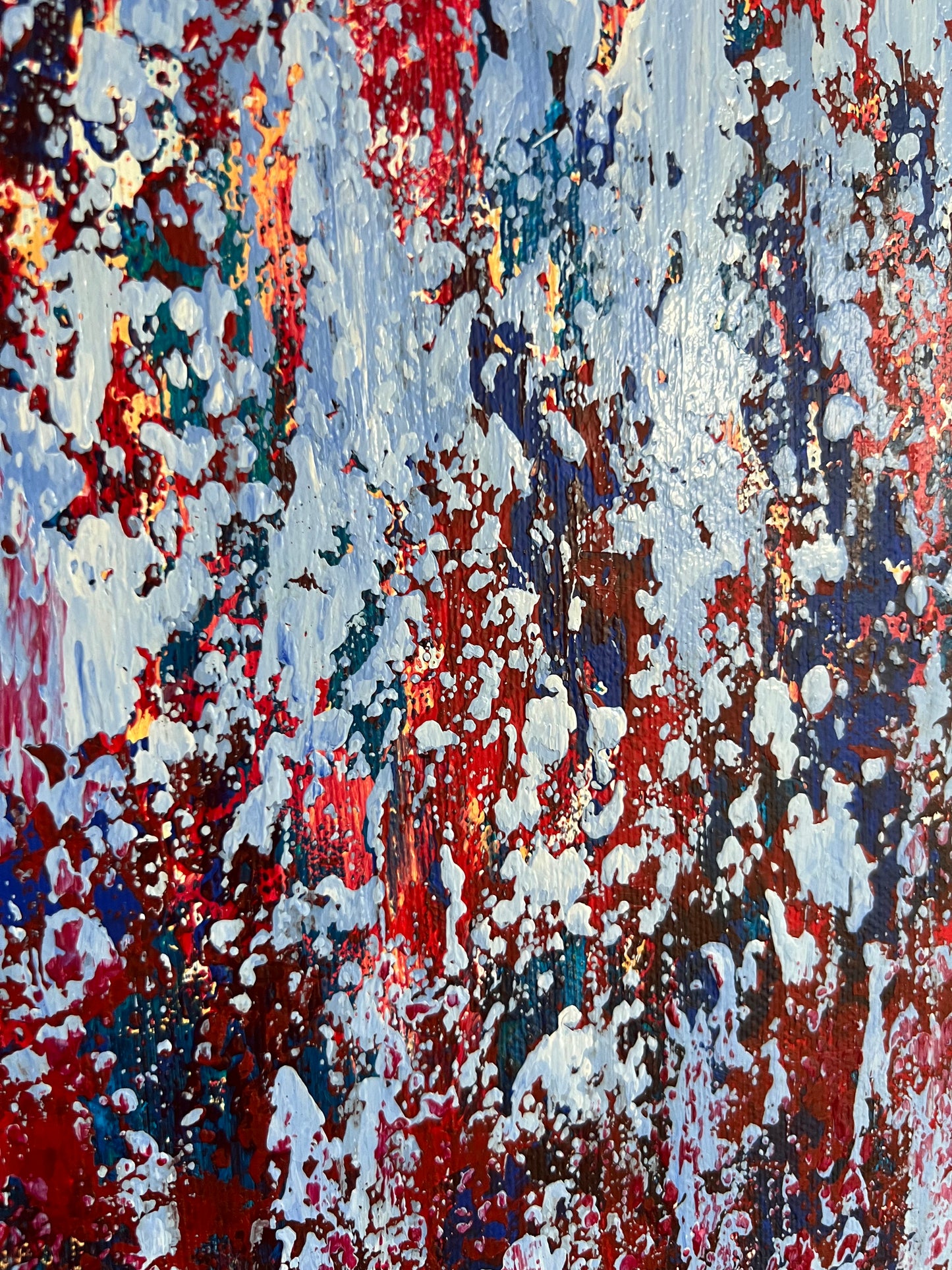 Abstraktus paveikslas namams "Sodrumas" 60*80cm