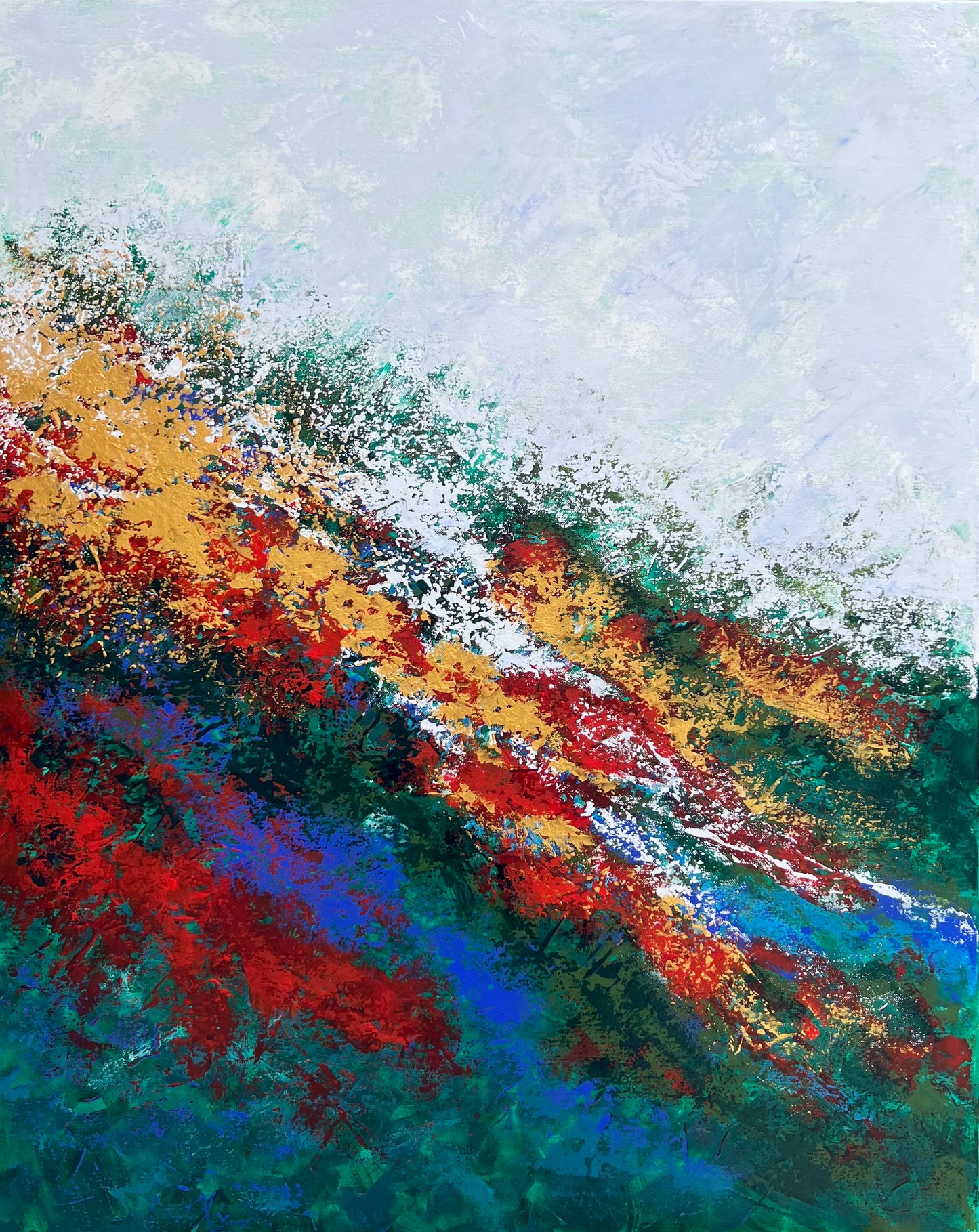 Vienetinis paveikslas "Drąsa" 80*100 cm.