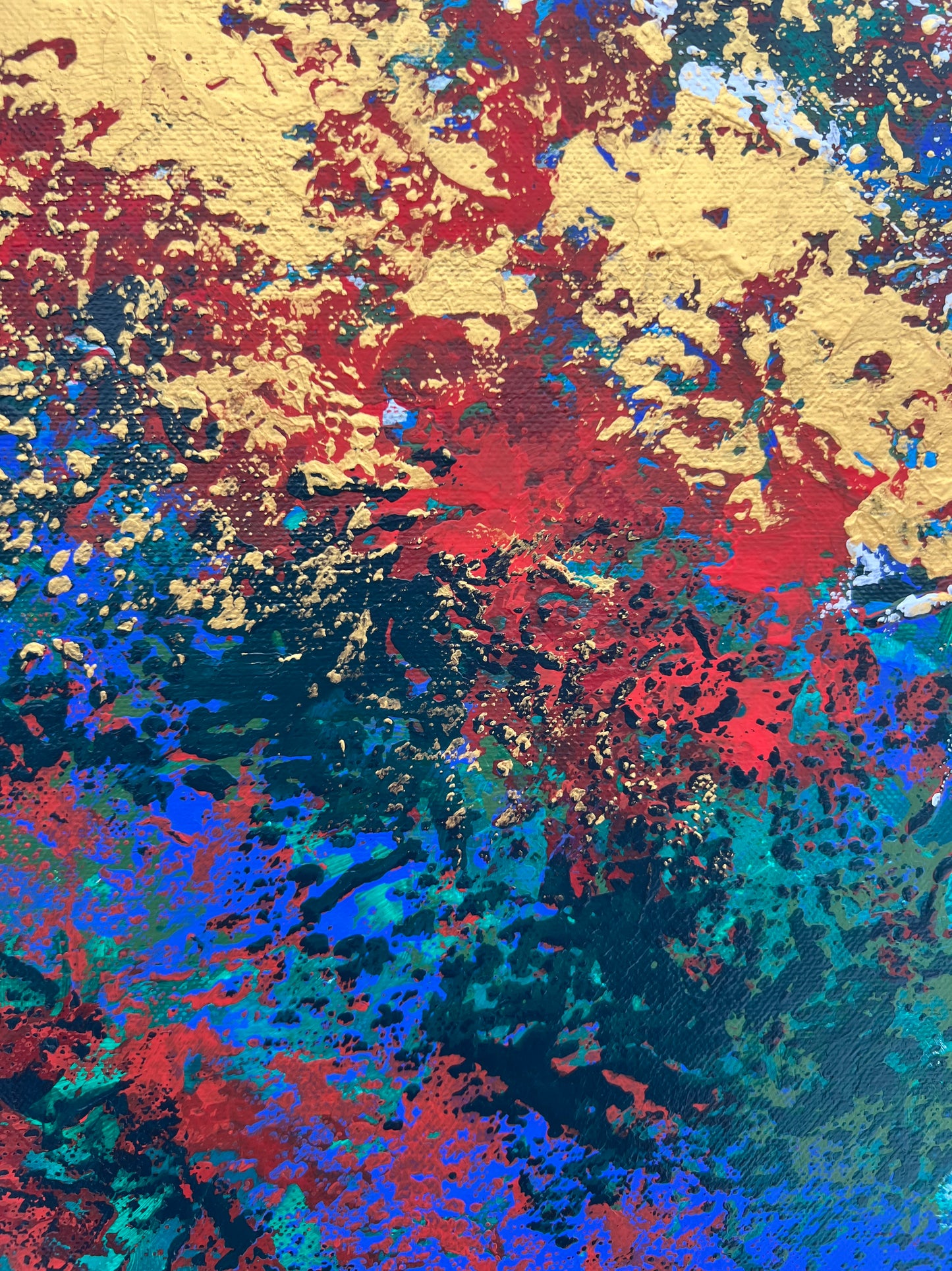 Vienetinis paveikslas "Drąsa" 80*100 cm.