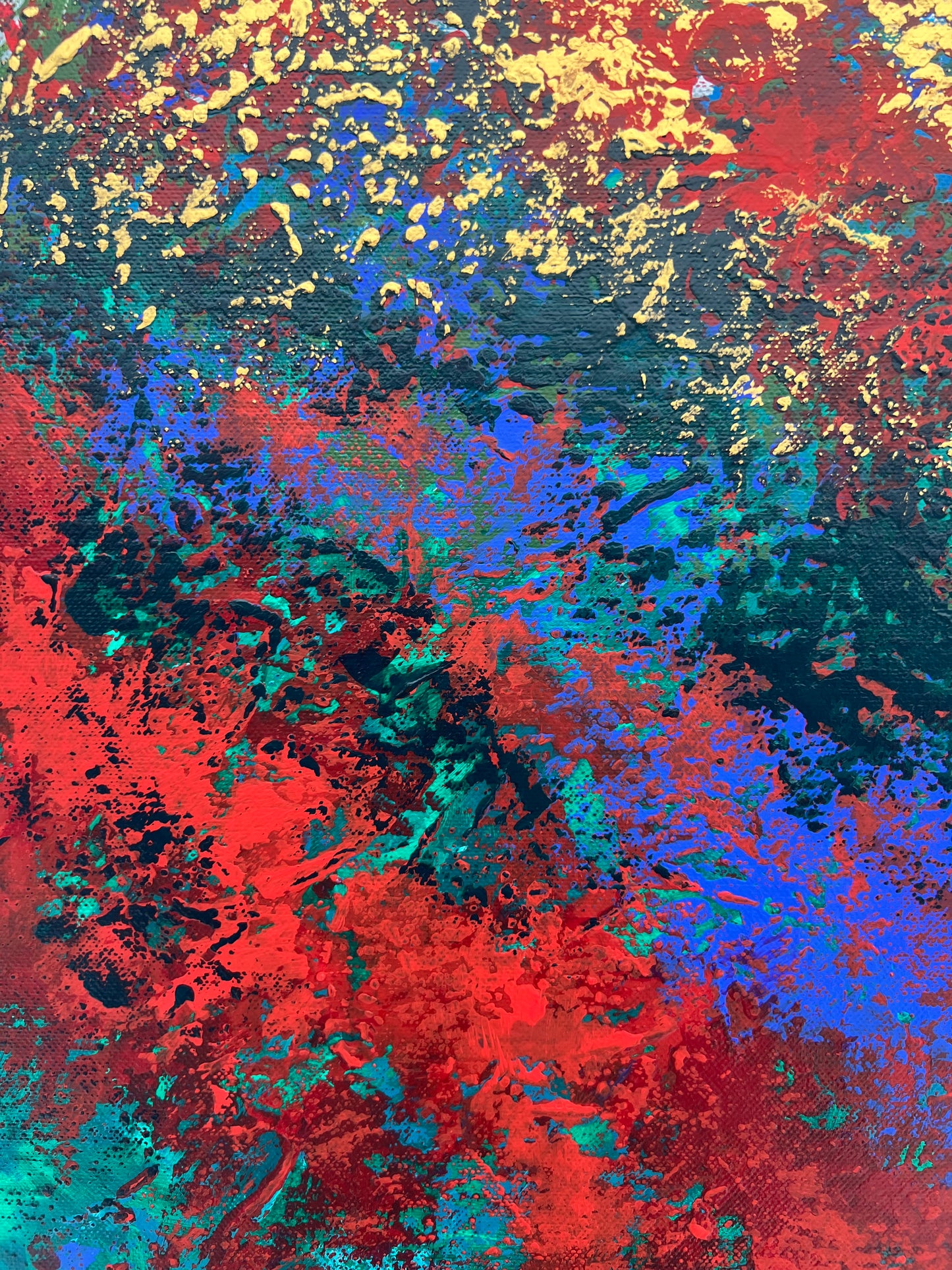 Vienetinis paveikslas "Drąsa" 80*100 cm.