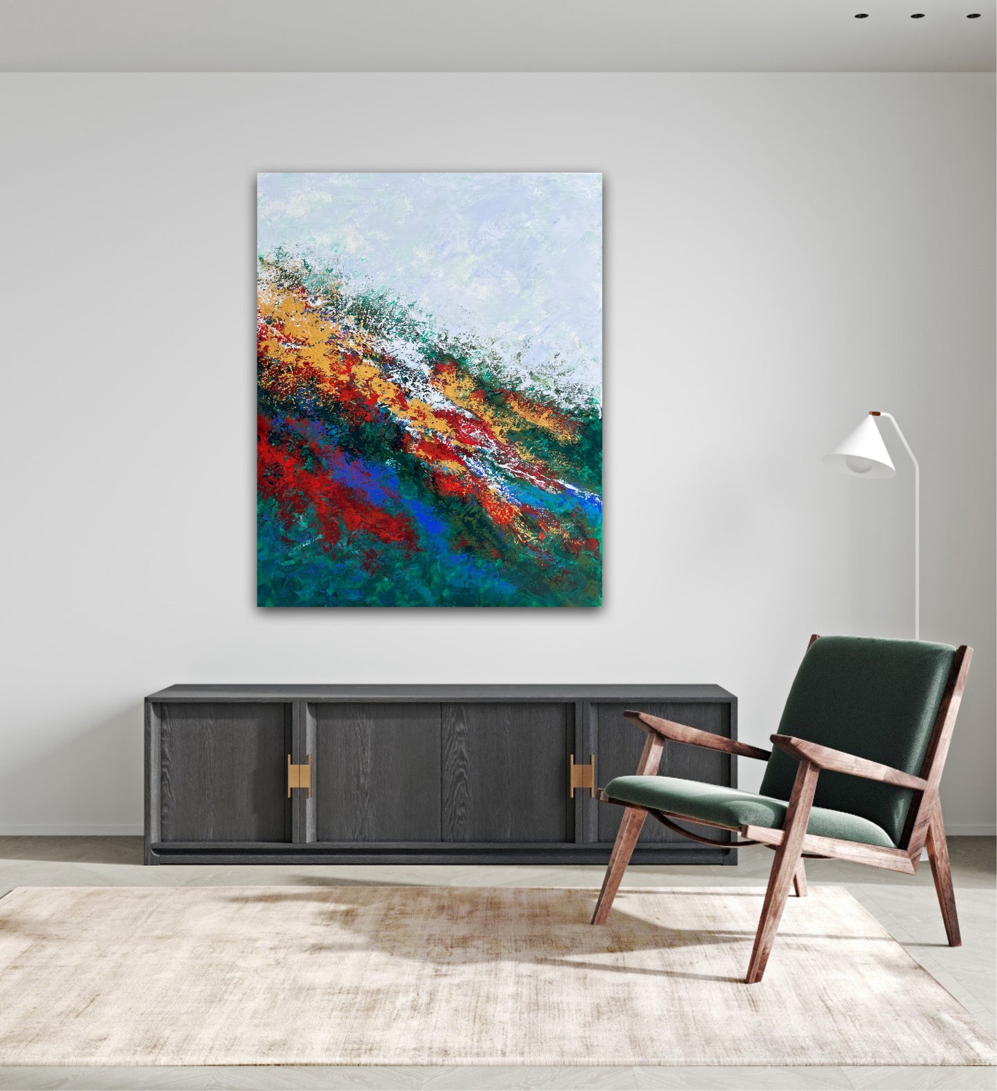 Vienetinis paveikslas "Drąsa" 80*100 cm.