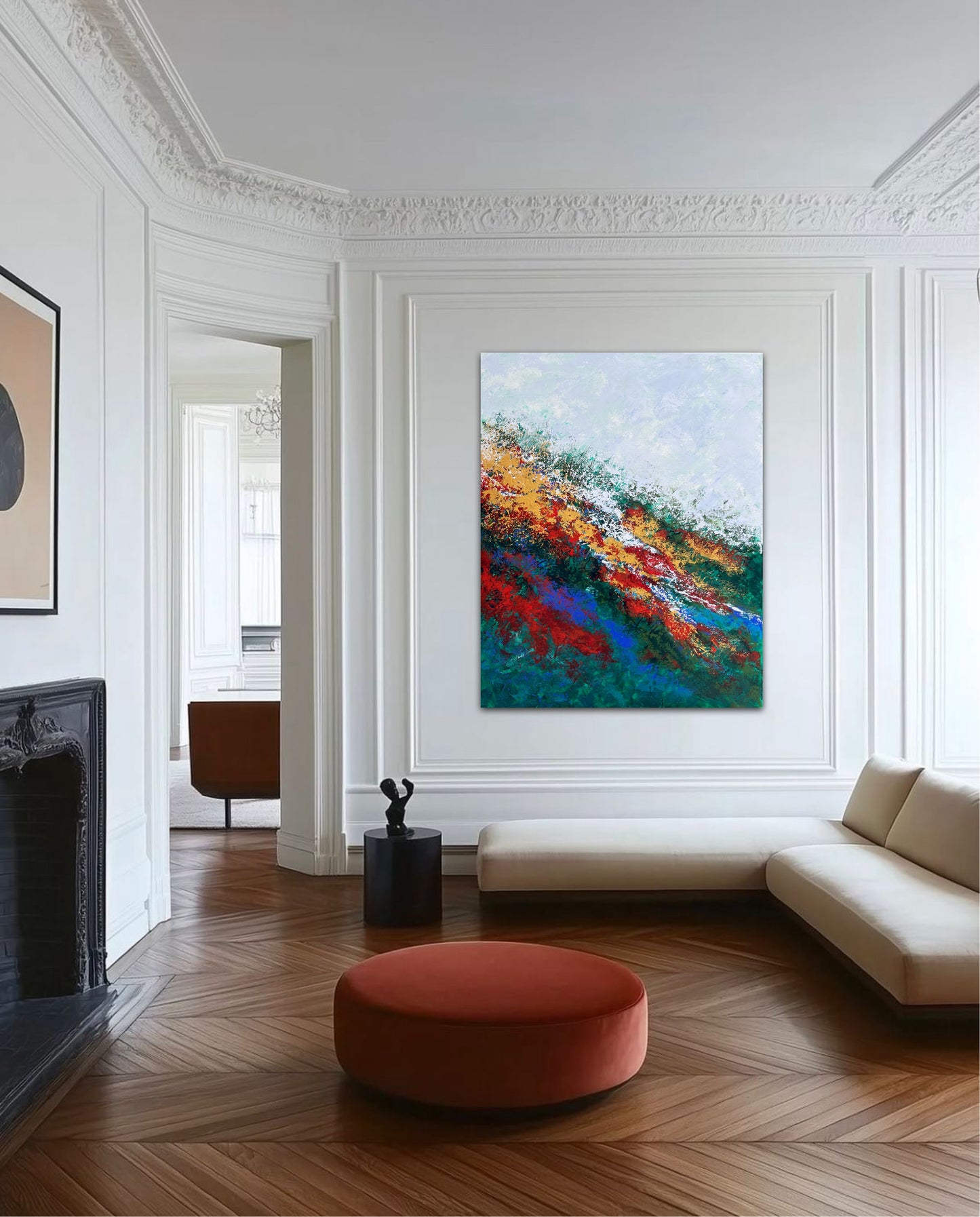 Vienetinis paveikslas "Drąsa" 80*100 cm.