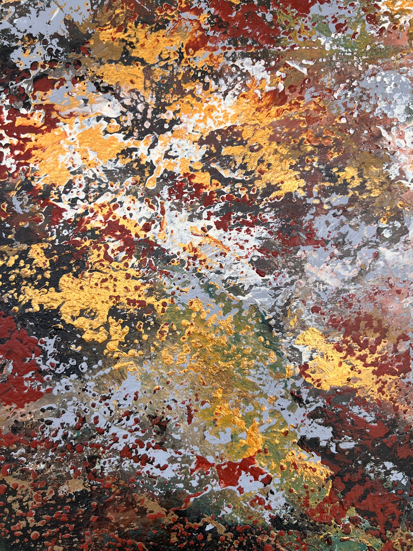 Abstract painting "Autumn Speech"