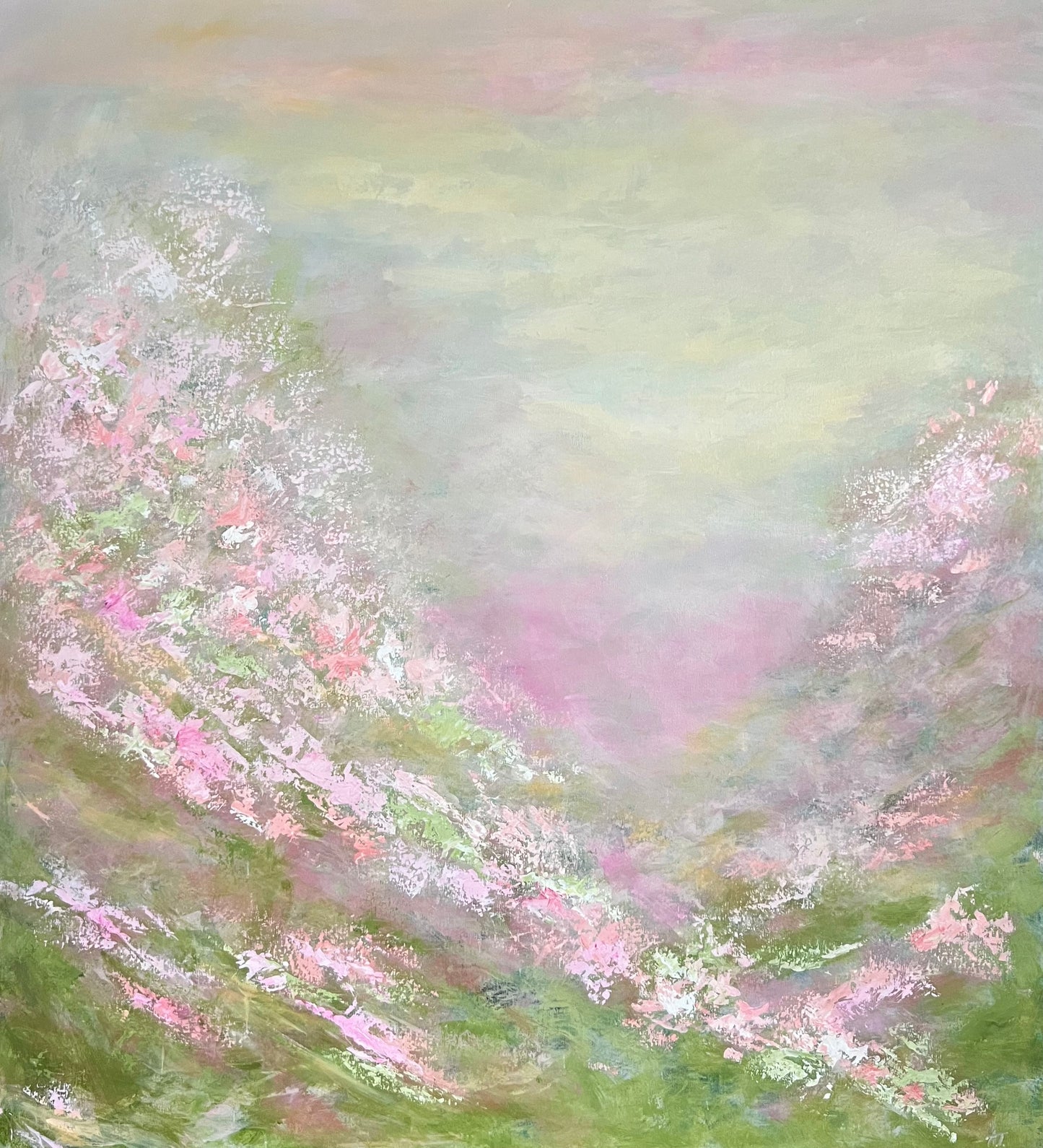Original Painting “Spring Feeling” 100 × 110 cm
