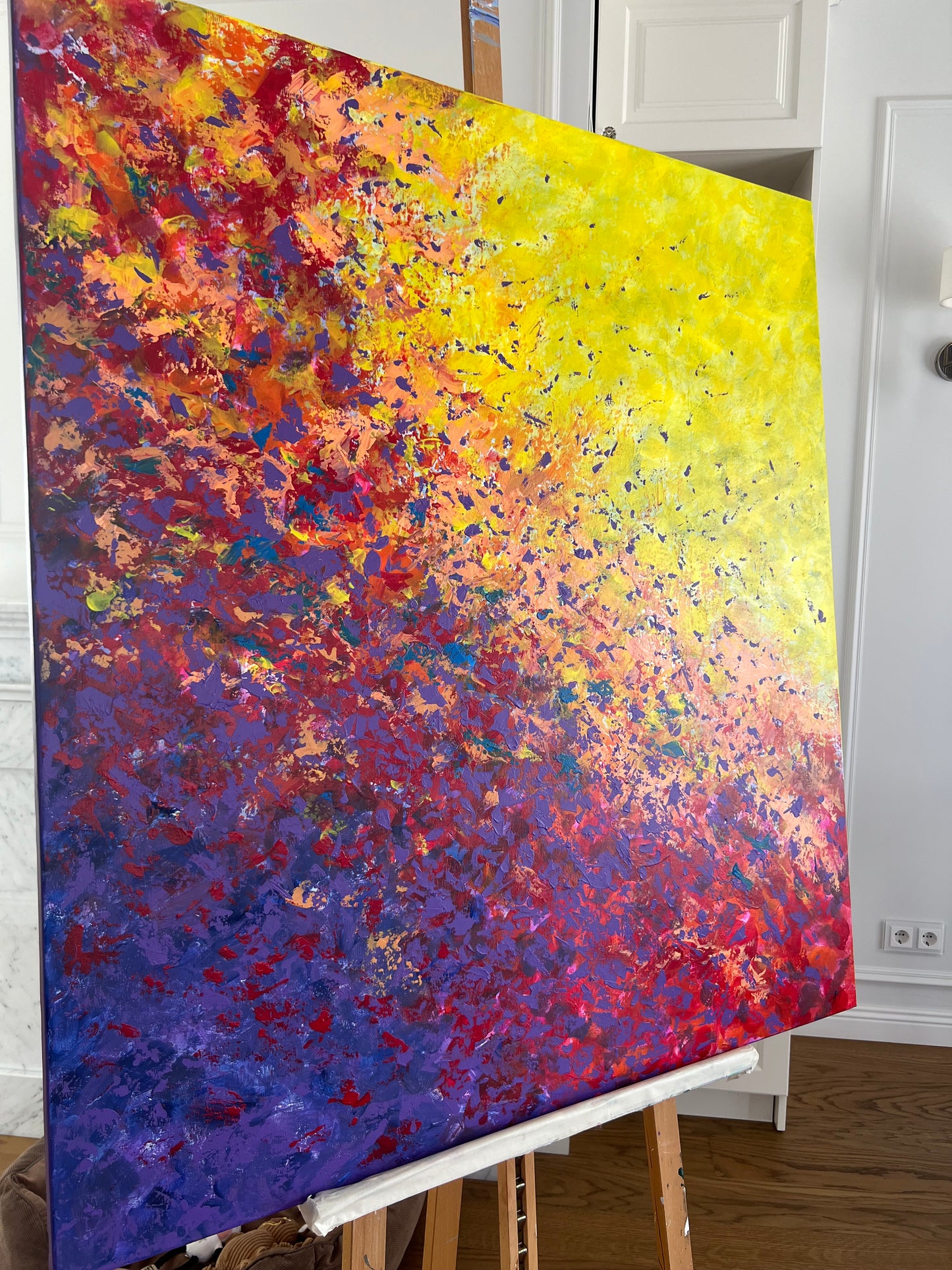 Abstraktus paveikslas "Proveržis" 100*110