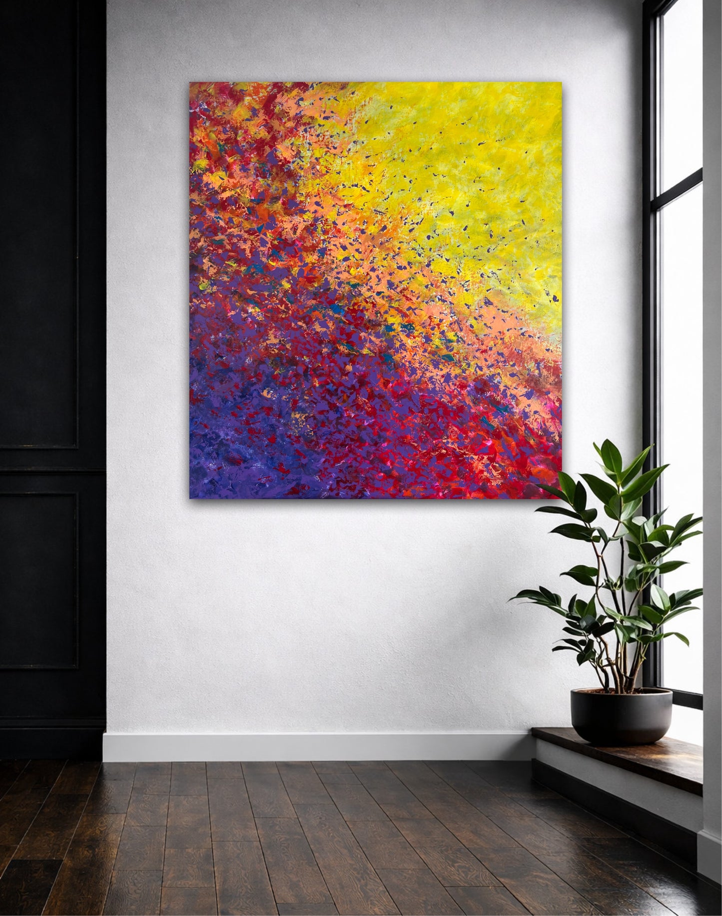 Abstraktus paveikslas "Proveržis" 100*110