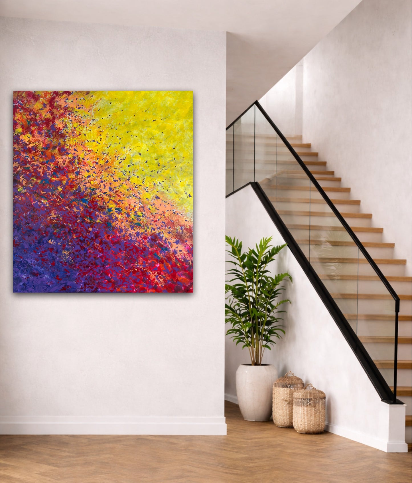 Abstraktus paveikslas "Proveržis" 100*110