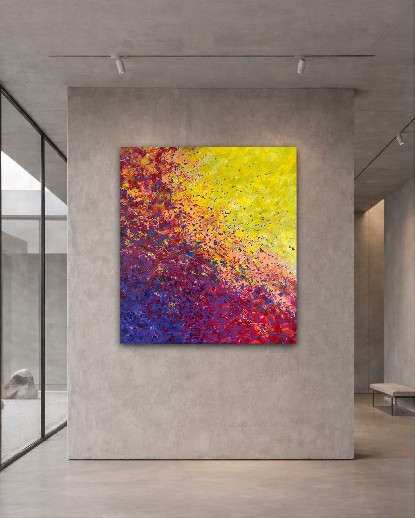 Abstraktus paveikslas "Proveržis" 100*110