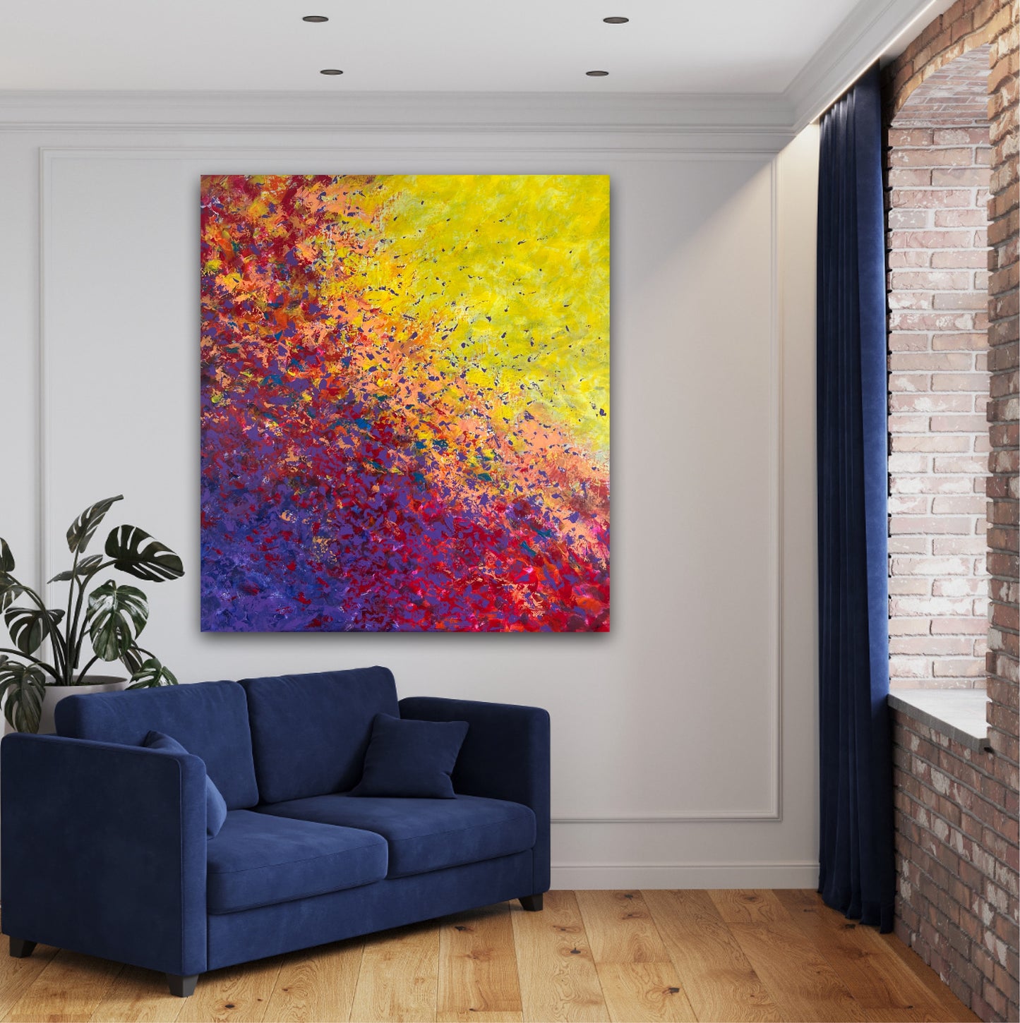 Abstraktus paveikslas "Proveržis" 100*110