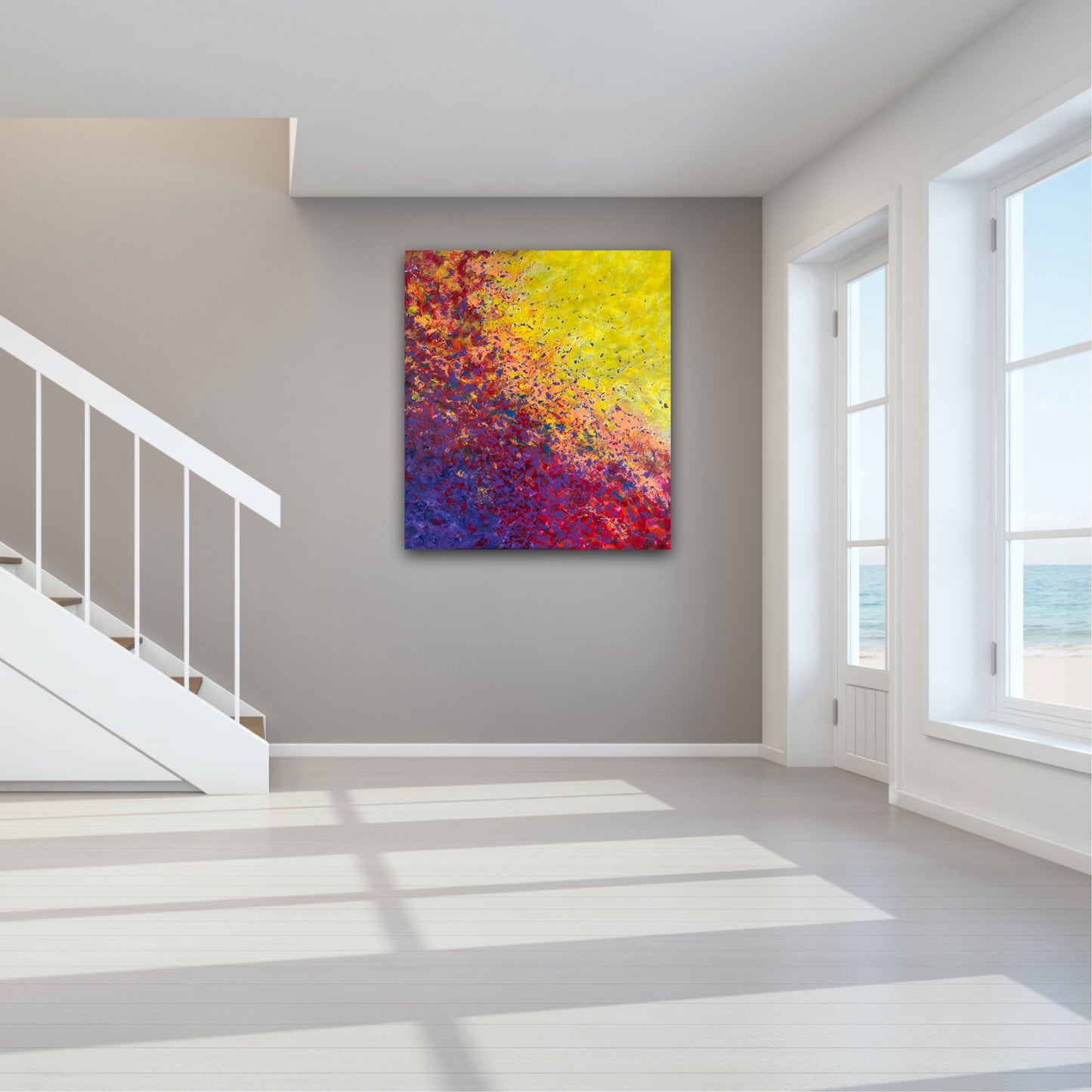 Abstraktus paveikslas "Proveržis" 100*110