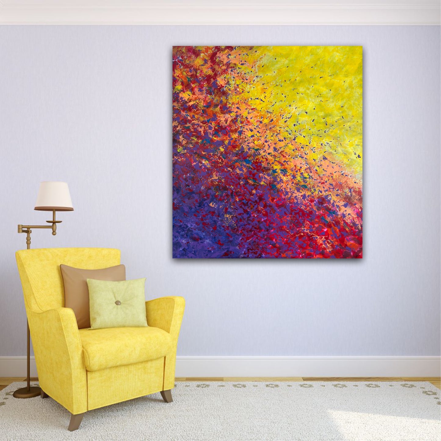 Abstraktus paveikslas "Proveržis" 100*110