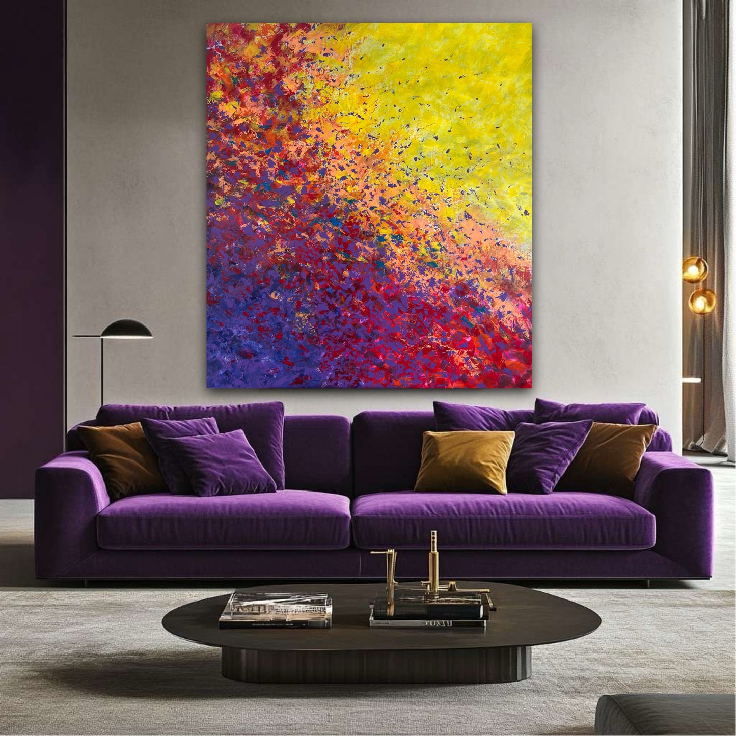 Abstraktus paveikslas "Proveržis" 100*110