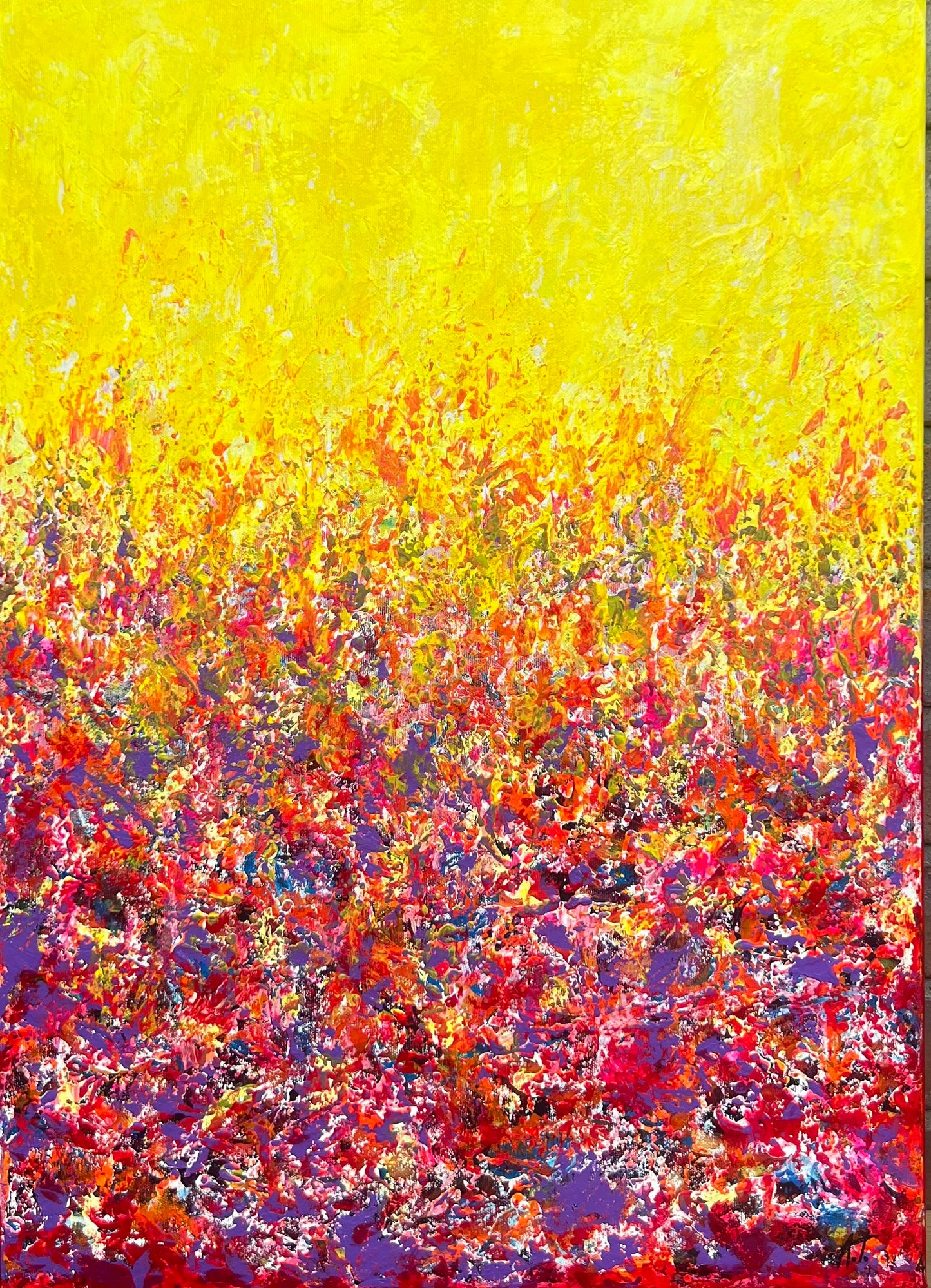 Vienetinis paveikslas "Gyvybinė energija" 50*70cm