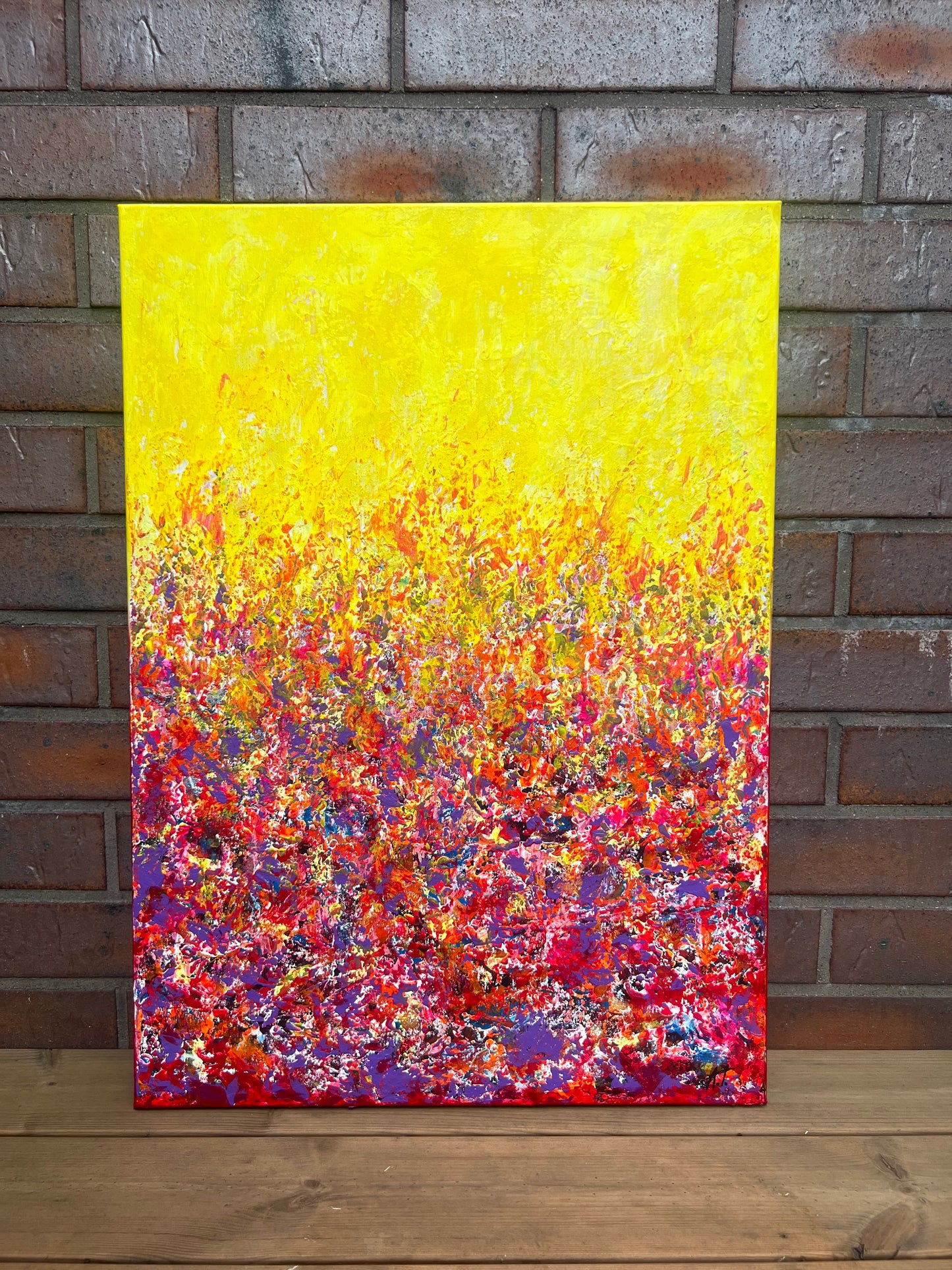 Vienetinis paveikslas "Gyvybinė energija" 50*70cm