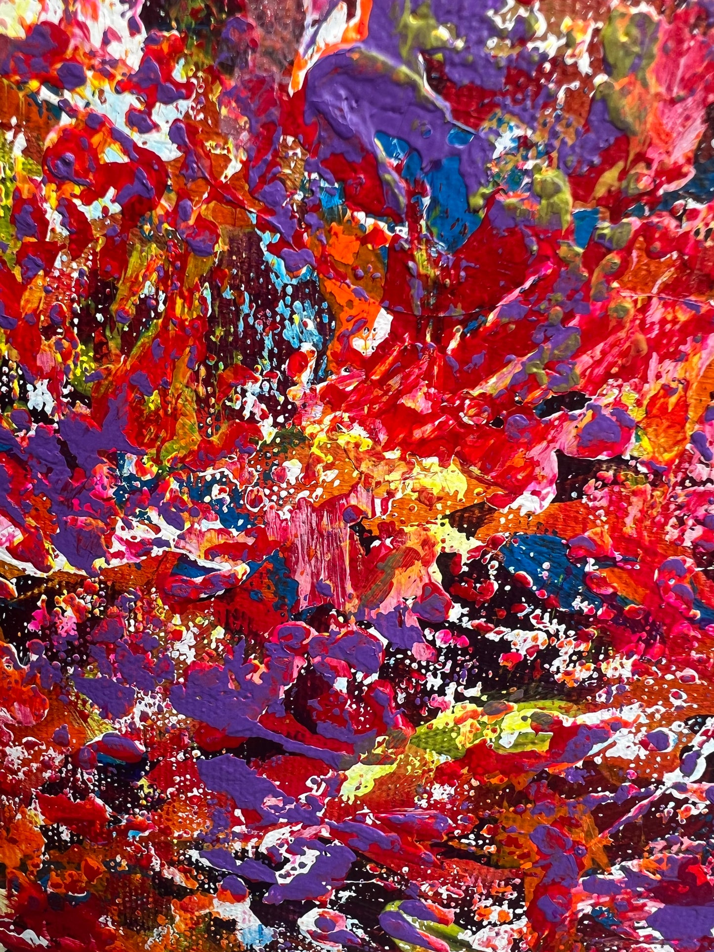 Vienetinis paveikslas "Gyvybinė energija" 50*70cm