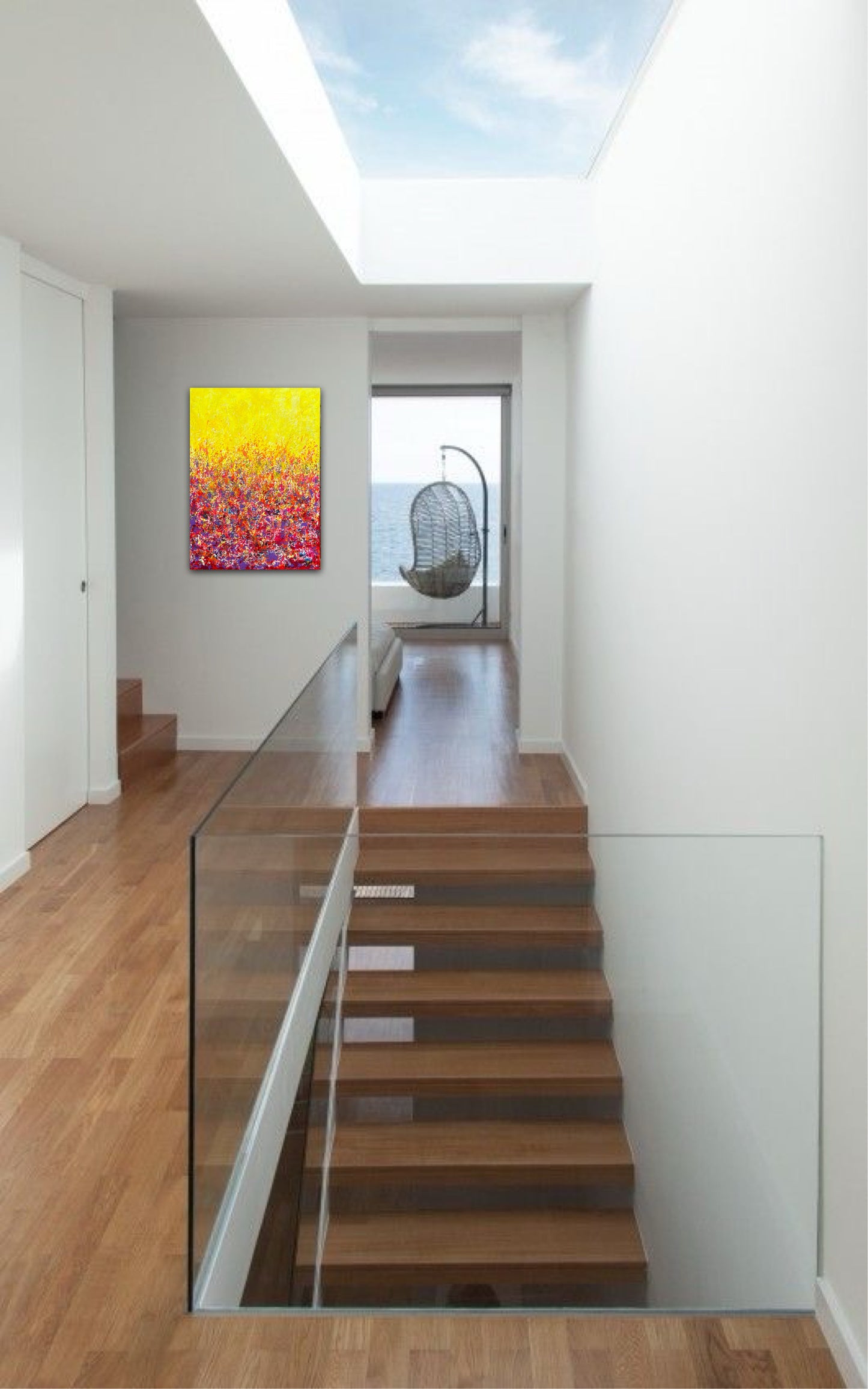 Vienetinis paveikslas "Gyvybinė energija" 50*70cm