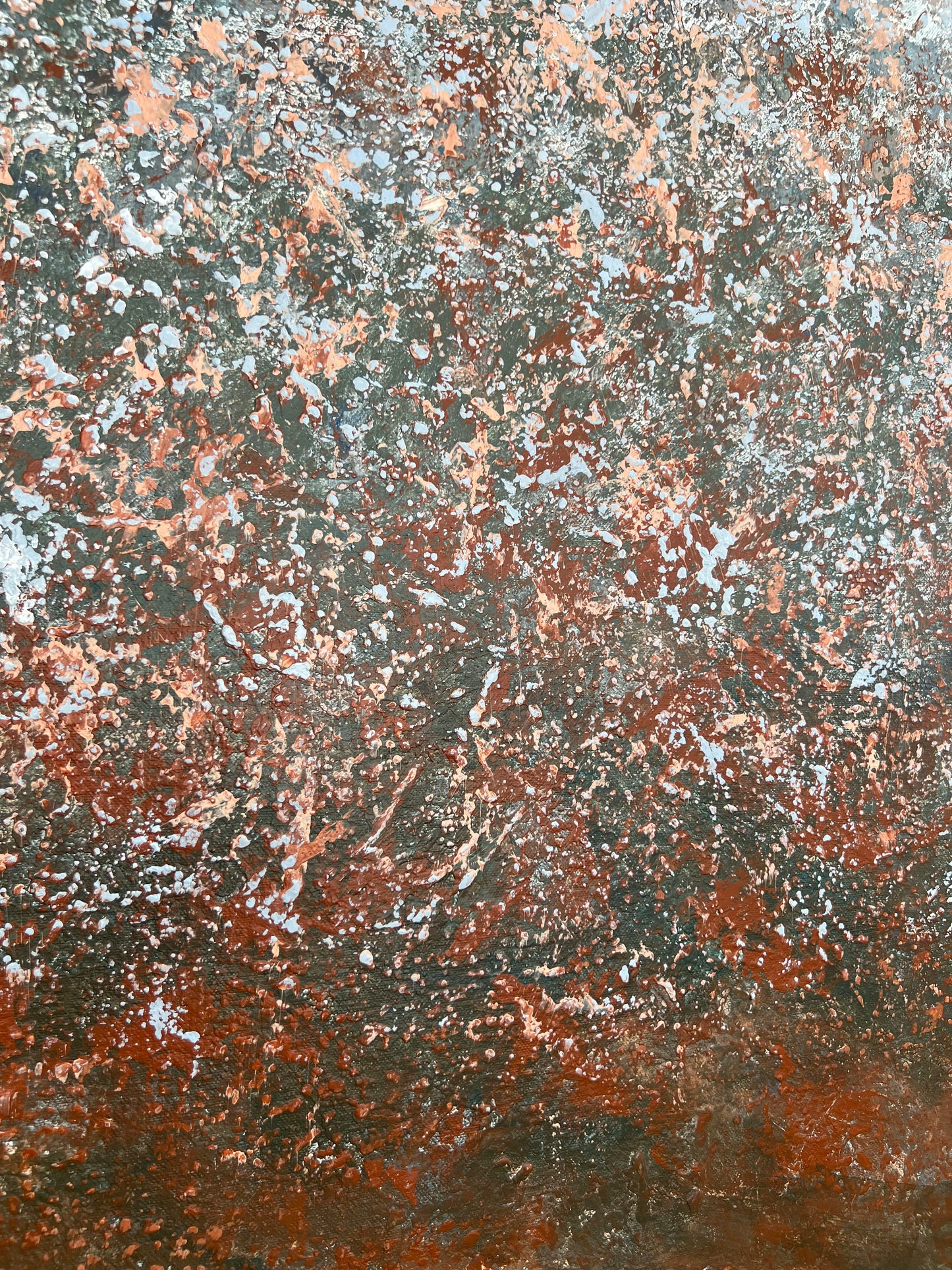 Abstraktus paveikslas "Žemės ir dangaus dialogas" 80*100cm