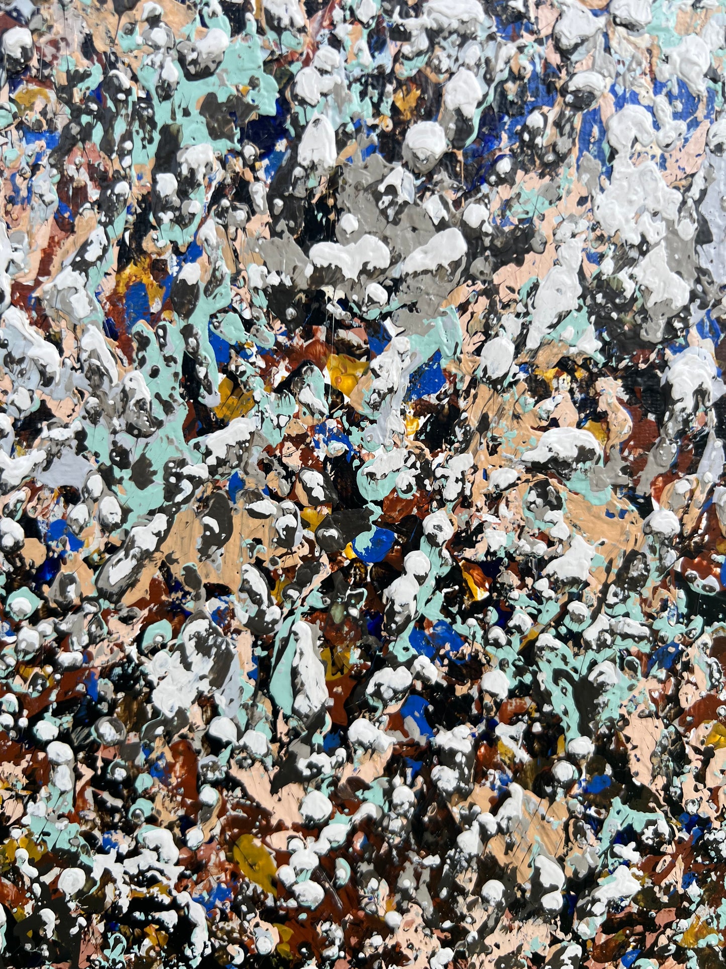 Abstraktus paveikslas "Ramybės šokis" 100*130cm