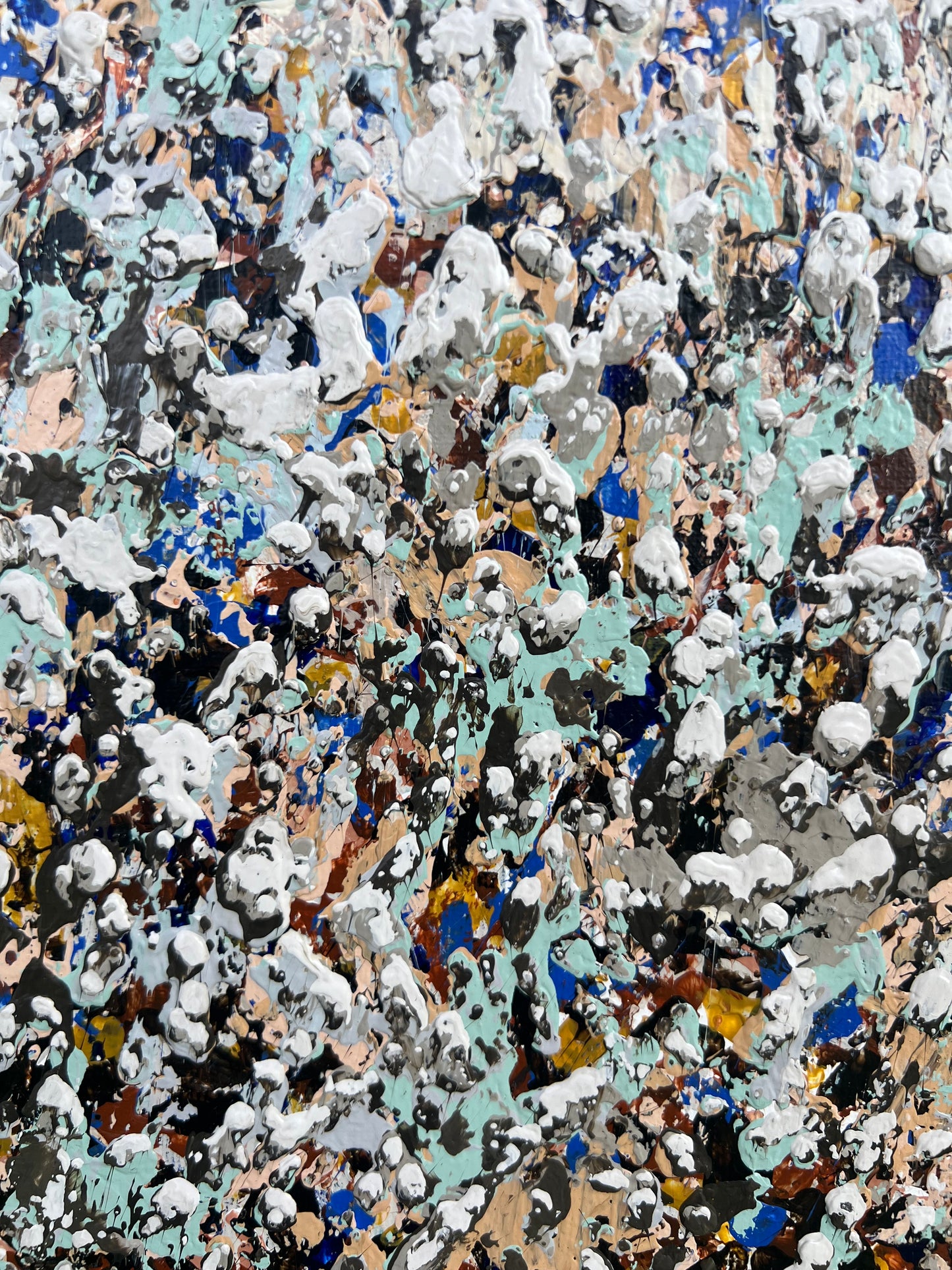 Abstraktus paveikslas "Ramybės šokis" 100*130cm