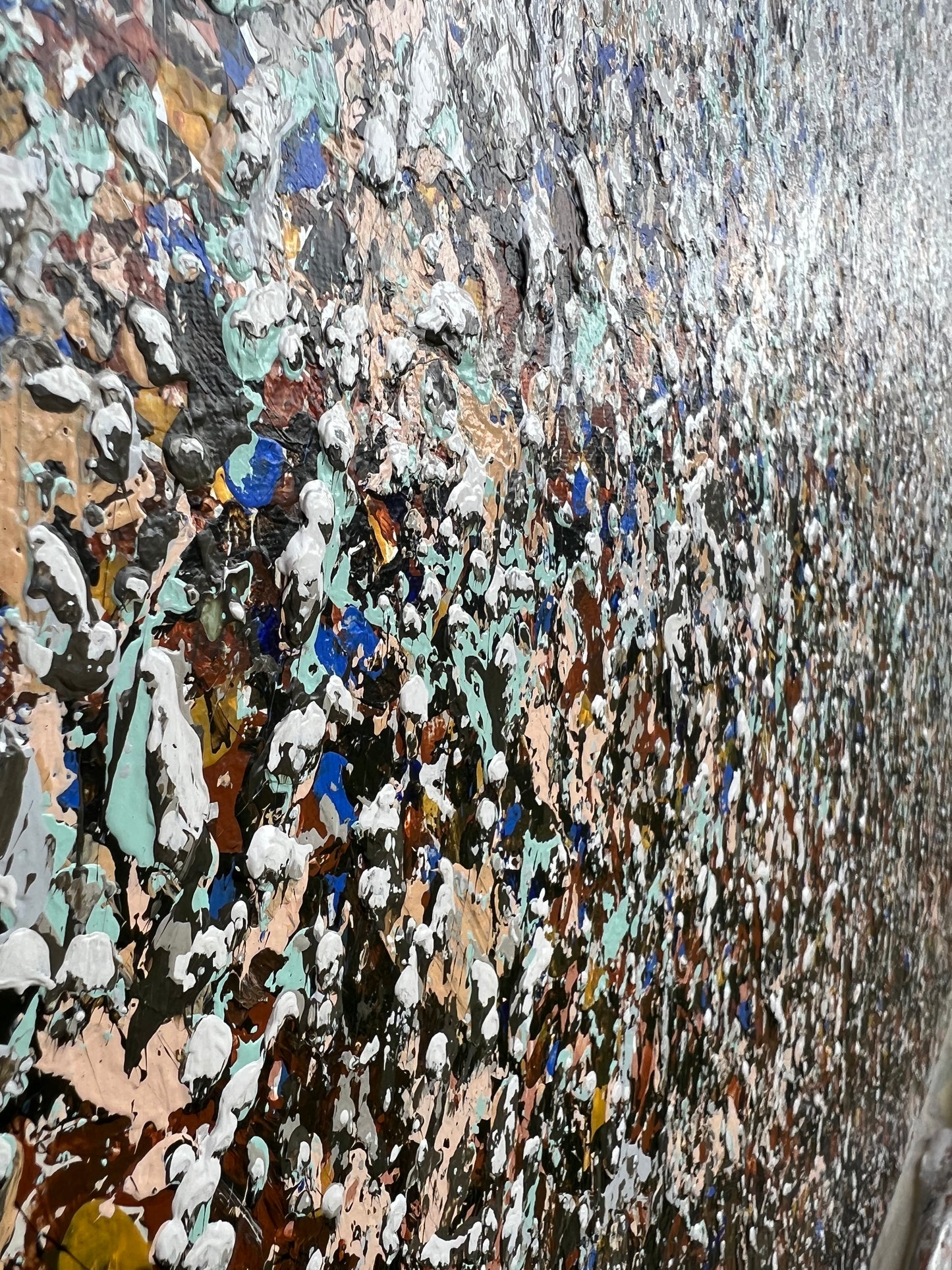 Abstraktus paveikslas "Ramybės šokis" 100*130cm