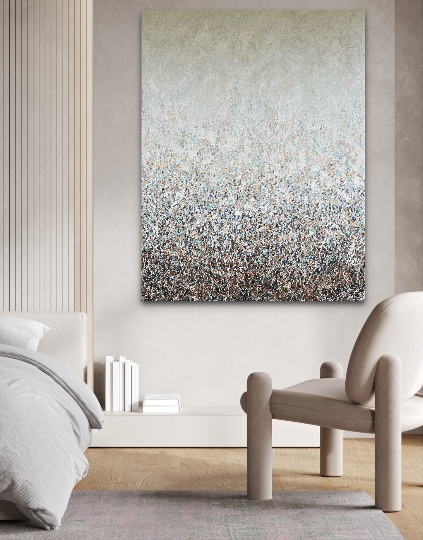 Abstraktus paveikslas "Ramybės šokis" 100*130cm