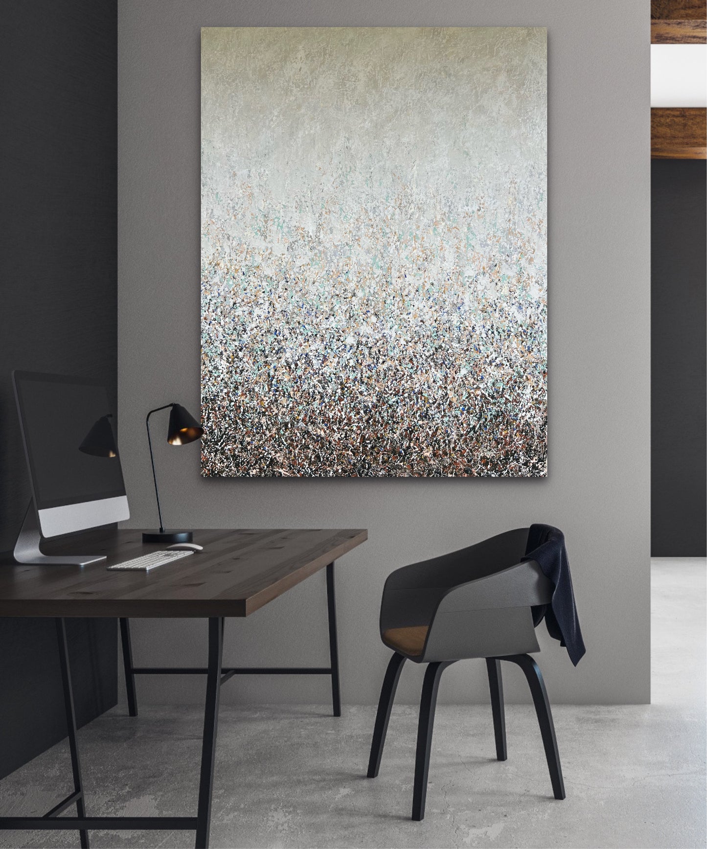 Abstraktus paveikslas "Ramybės šokis" 100*130cm