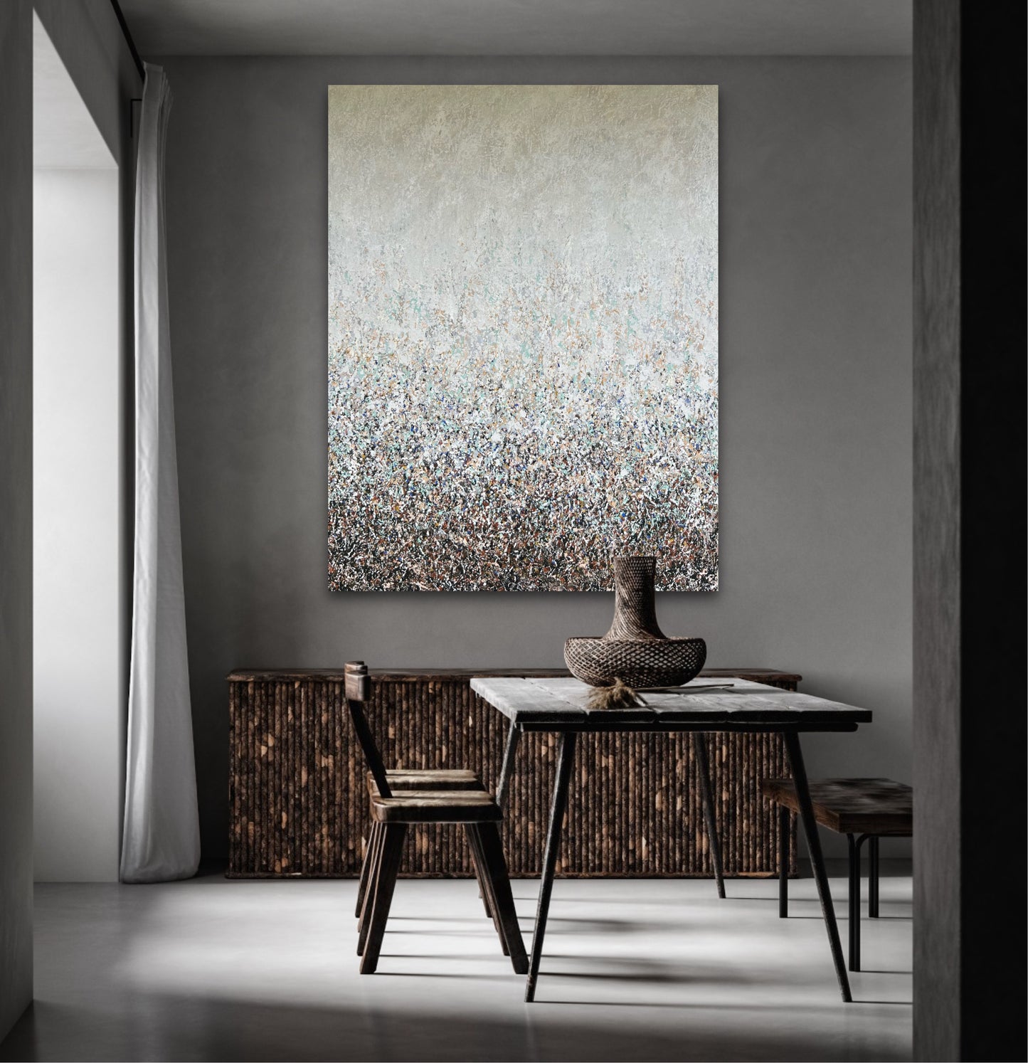 Abstraktus paveikslas "Ramybės šokis" 100*130cm