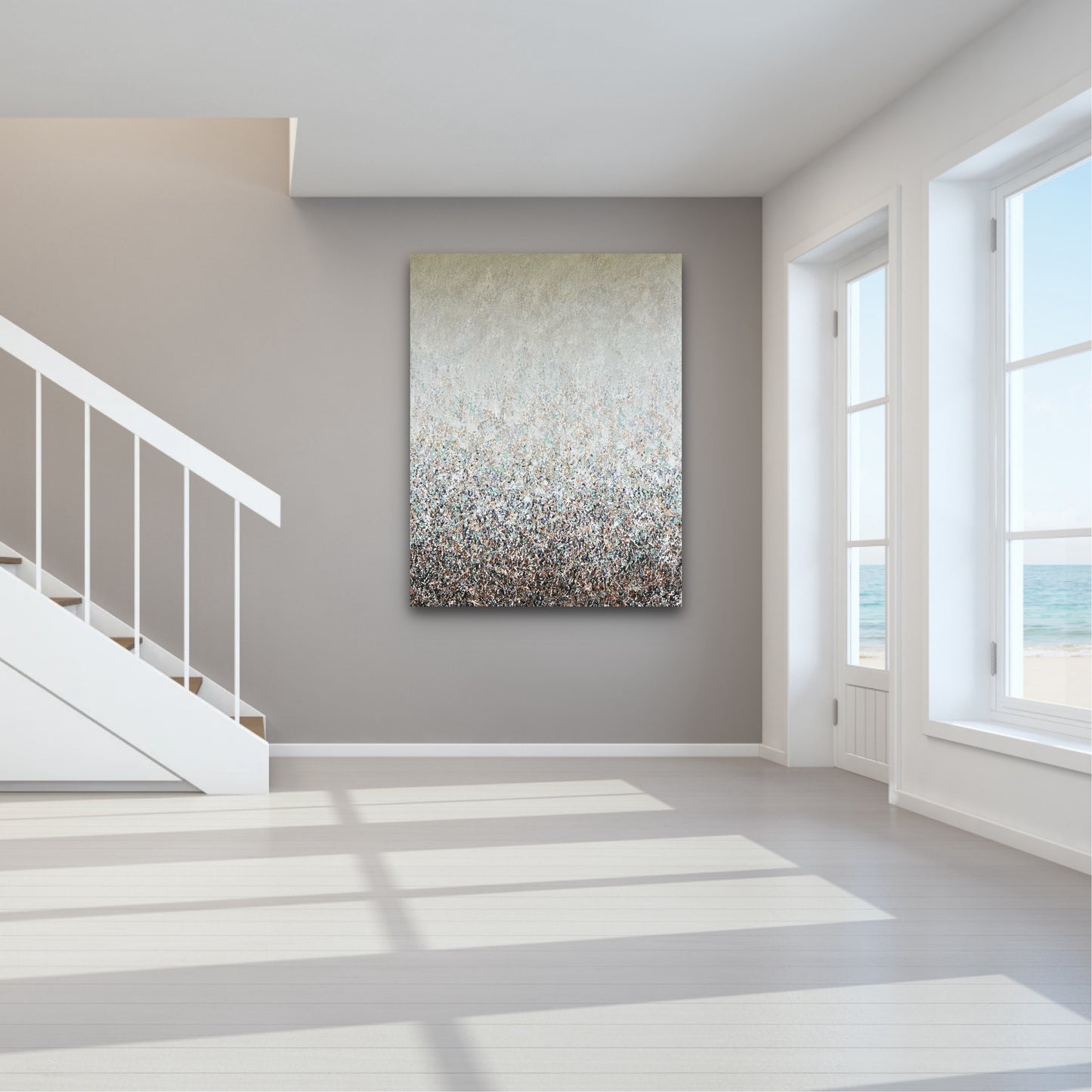 Abstraktus paveikslas "Ramybės šokis" 100*130cm