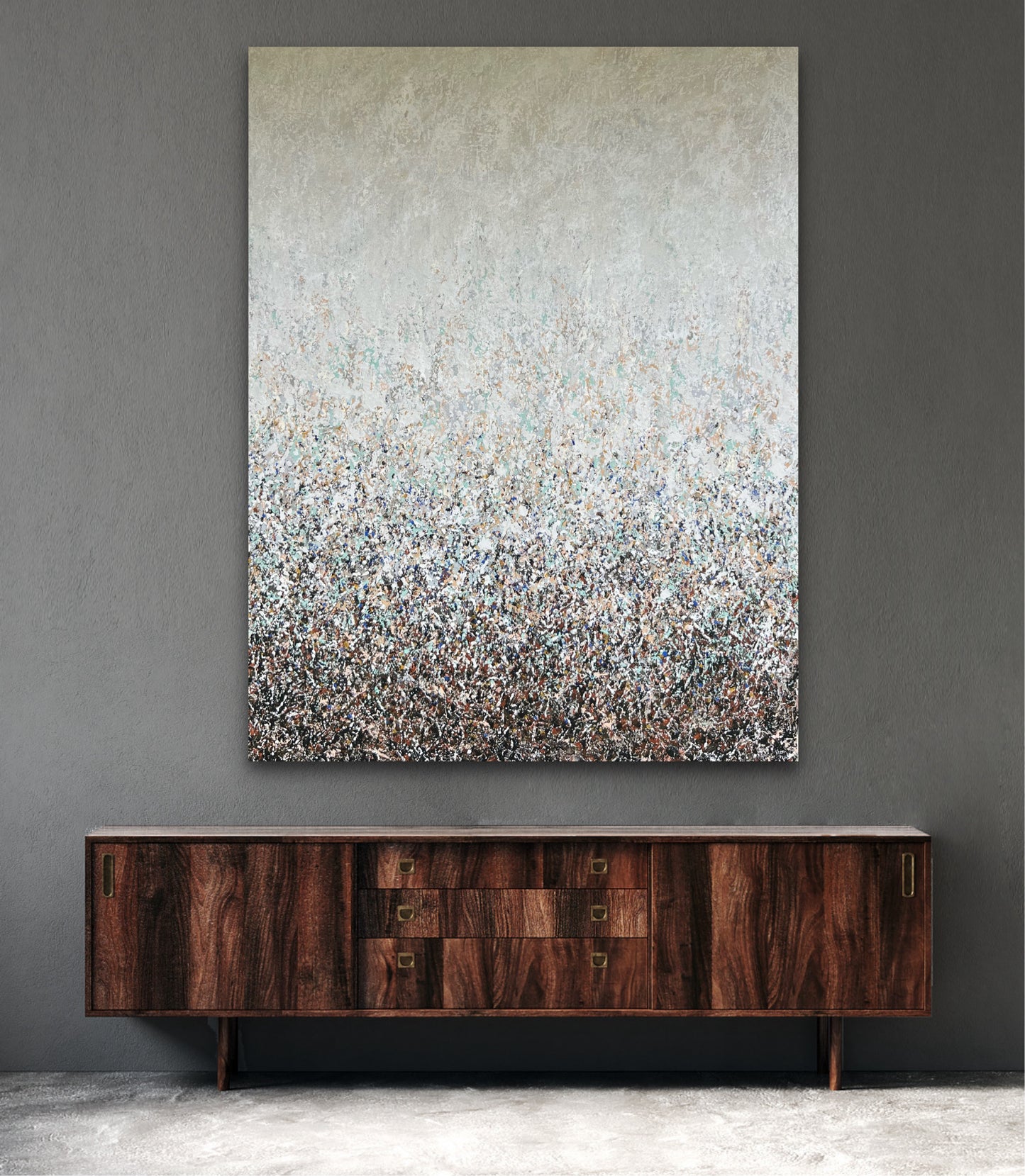 Abstraktus paveikslas "Ramybės šokis" 100*130cm